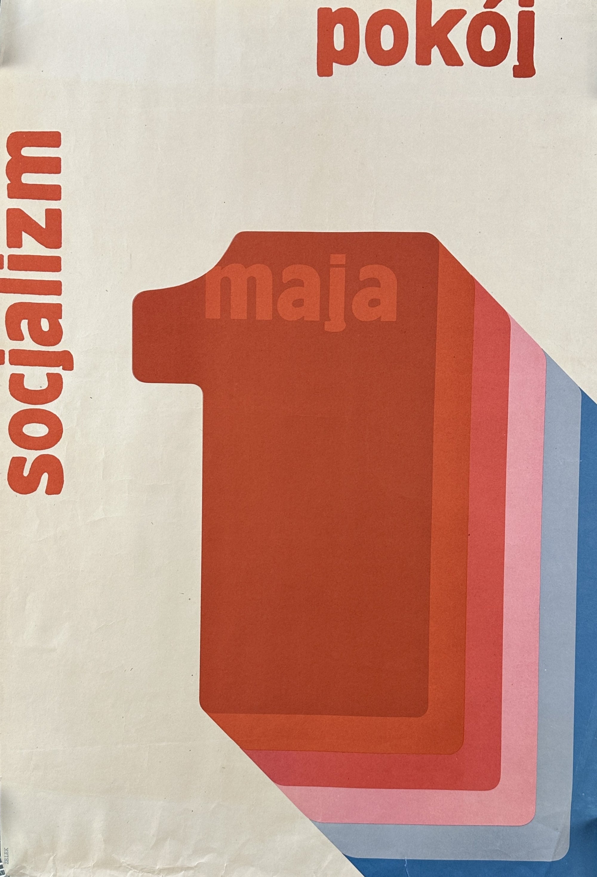 International Workers Day, Poland - Authentic Vintage Poster