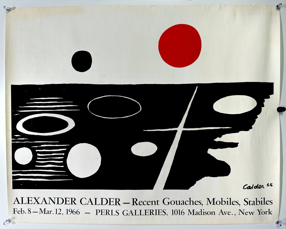Alexander Calder- Peris Galleries - Authentic Vintage Poster