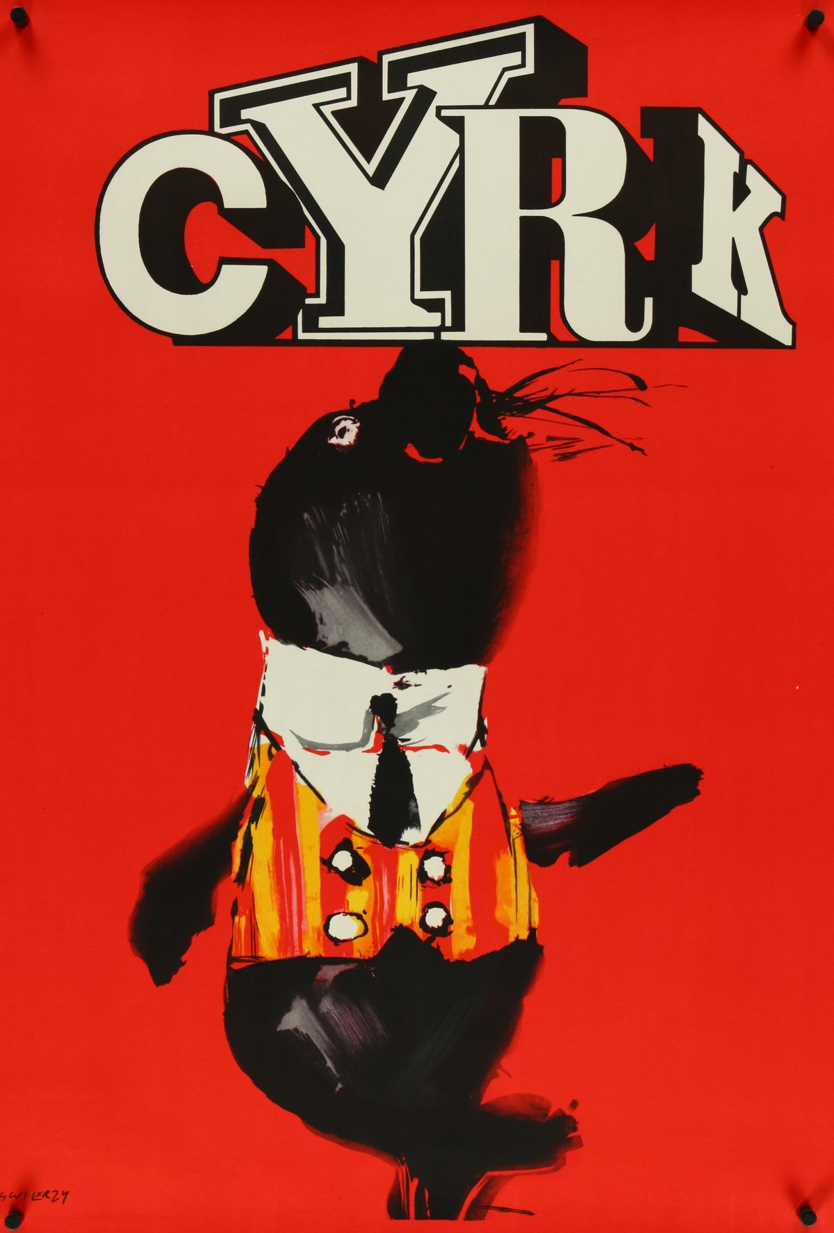 Cyrk Seal by Waldemar Swierzy - Authentic Vintage Poster