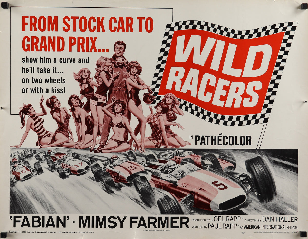 Wild Racers - Authentic Vintage Poster