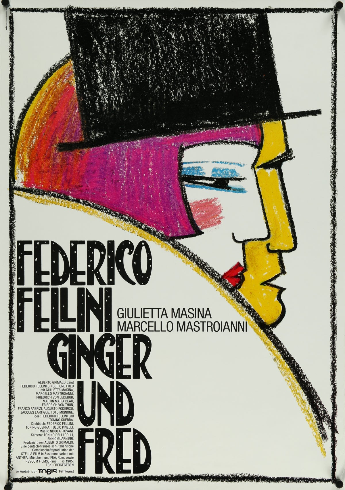 Ginger and Fred - Authentic Vintage Poster