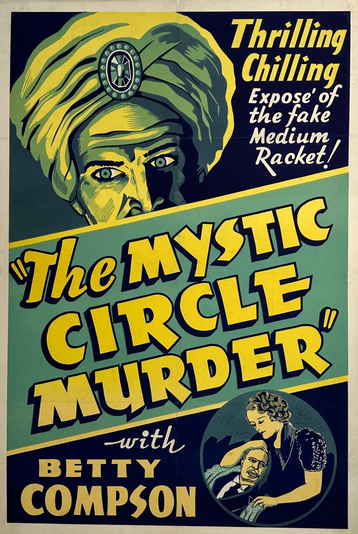 The Mystic Circle Murders - Authentic Vintage Poster