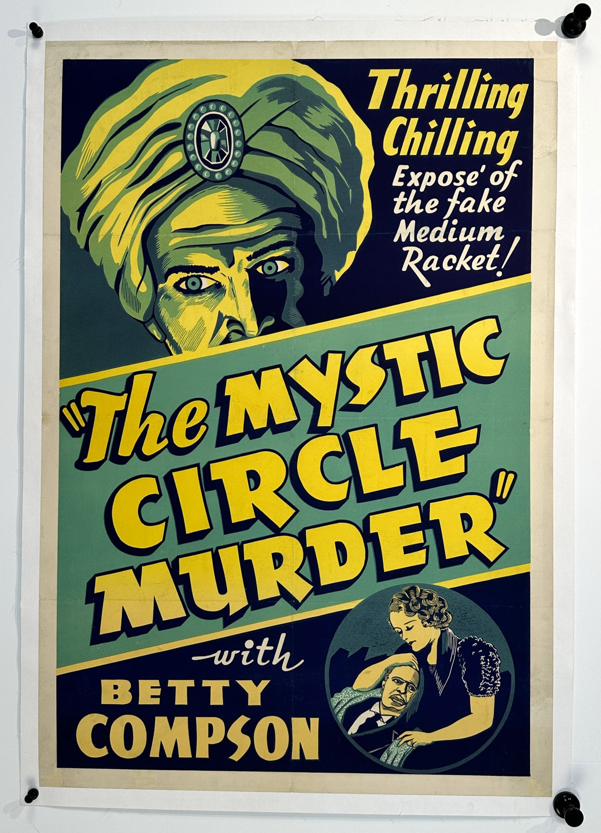The Mystic Circle Murders - Authentic Vintage Poster
