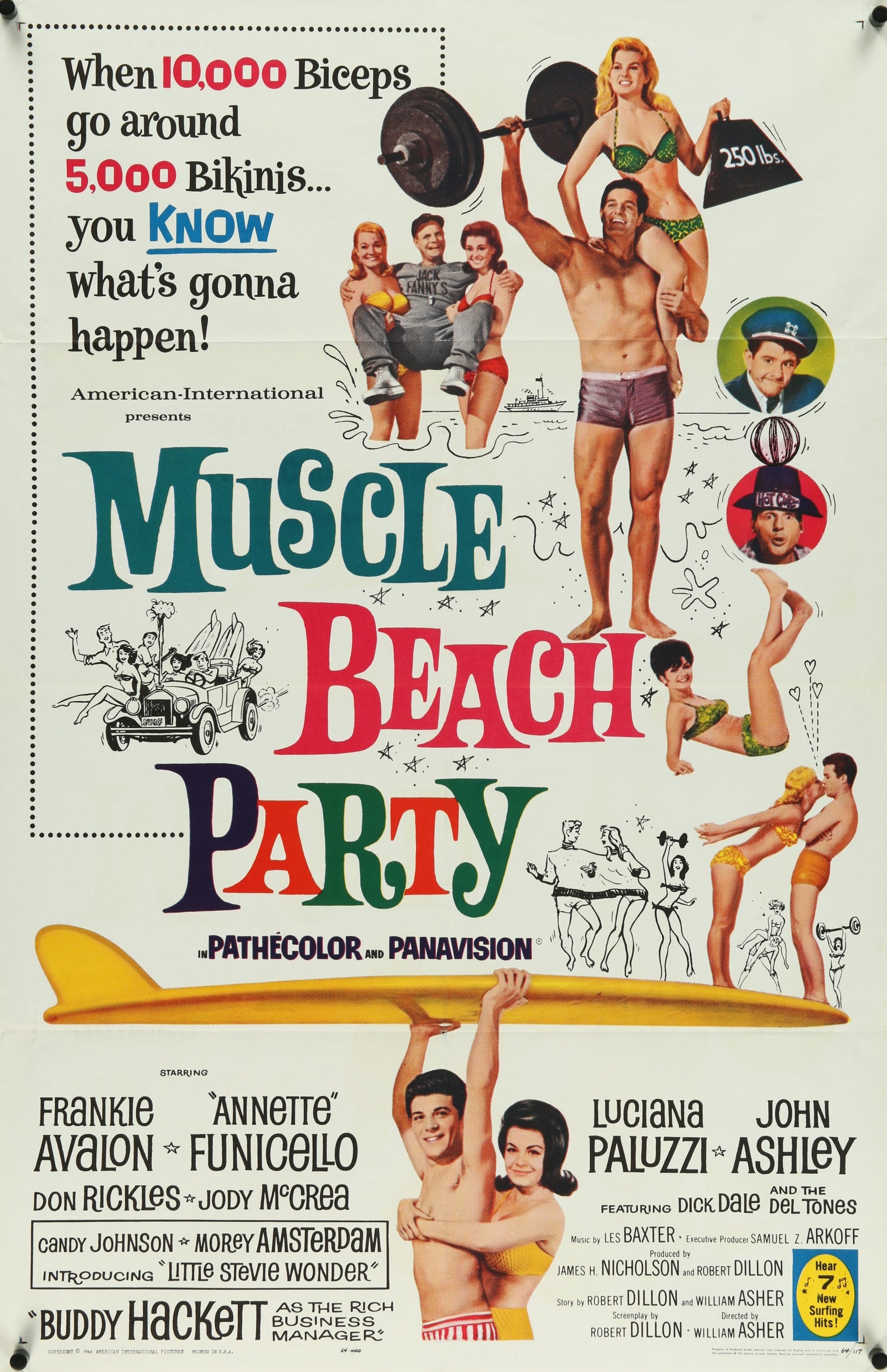 Muscle Beach - Authentic Vintage Poster