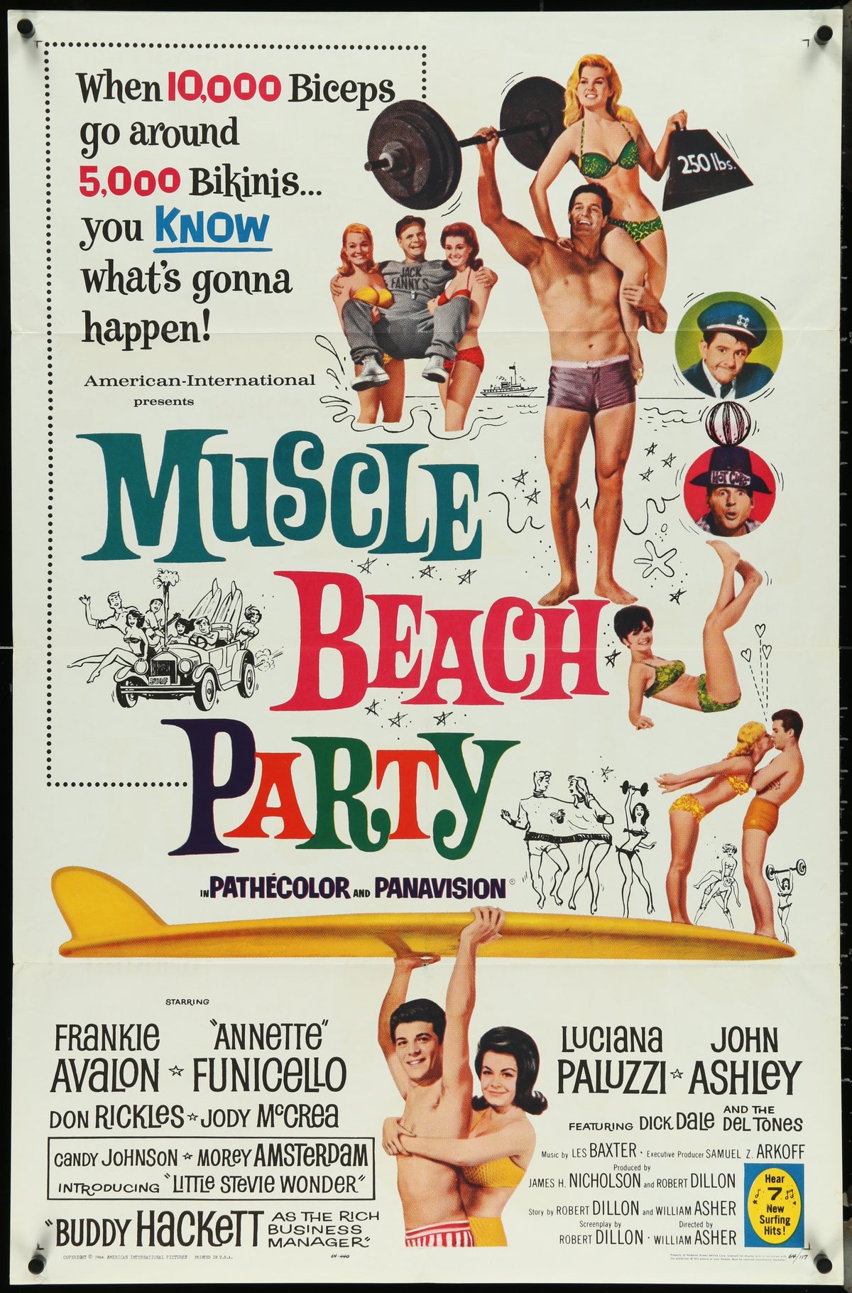 Muscle Beach - Authentic Vintage Poster