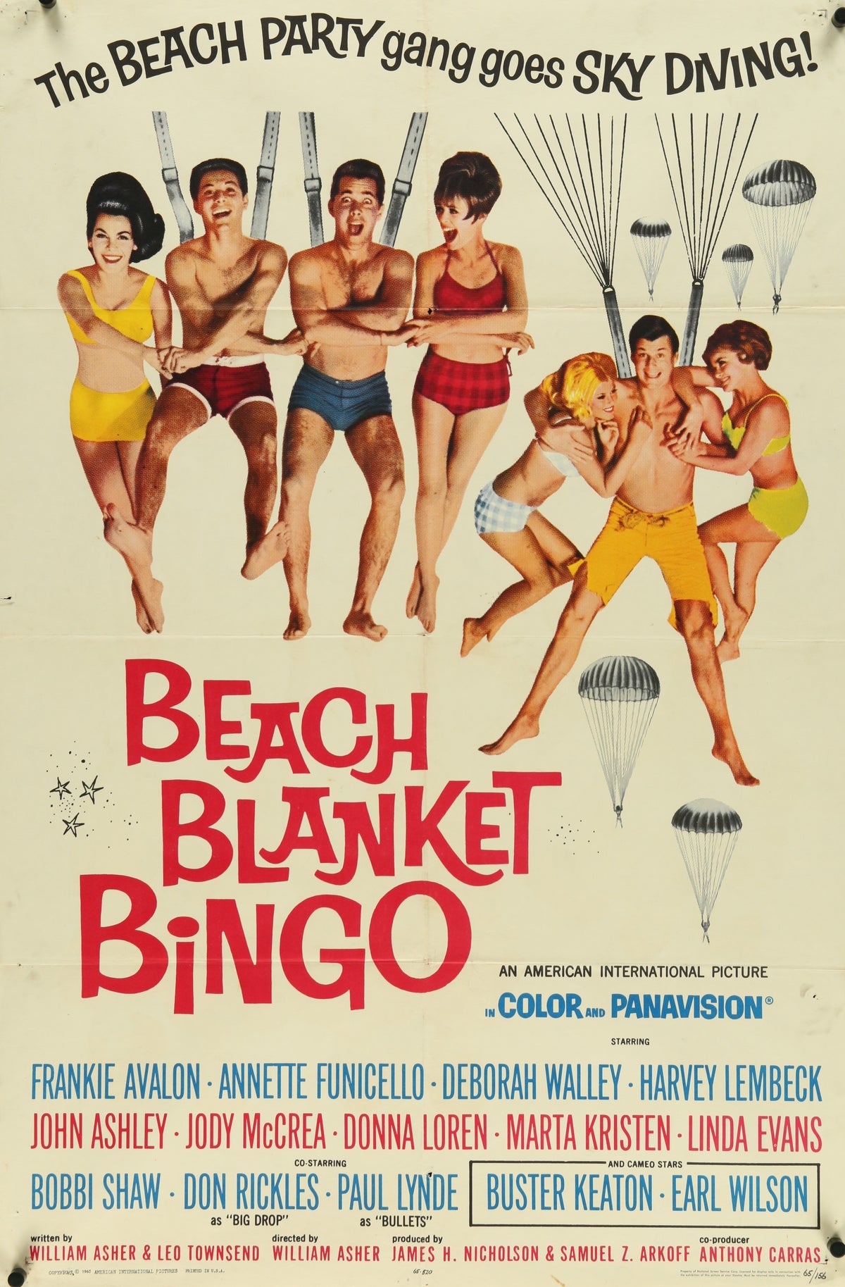Beach Blanket Bingo - Authentic Vintage Poster