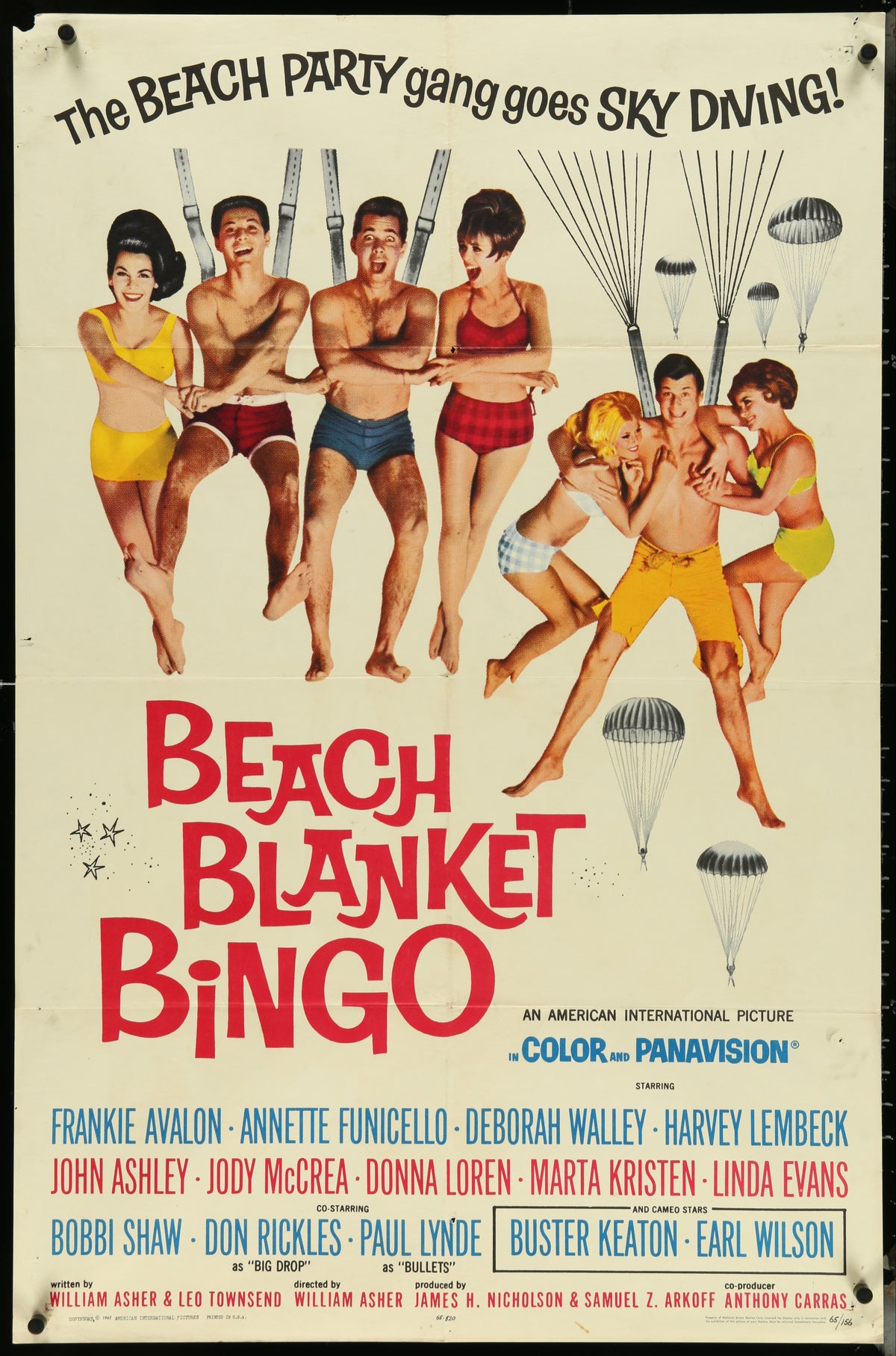 Beach Blanket Bingo - Authentic Vintage Poster