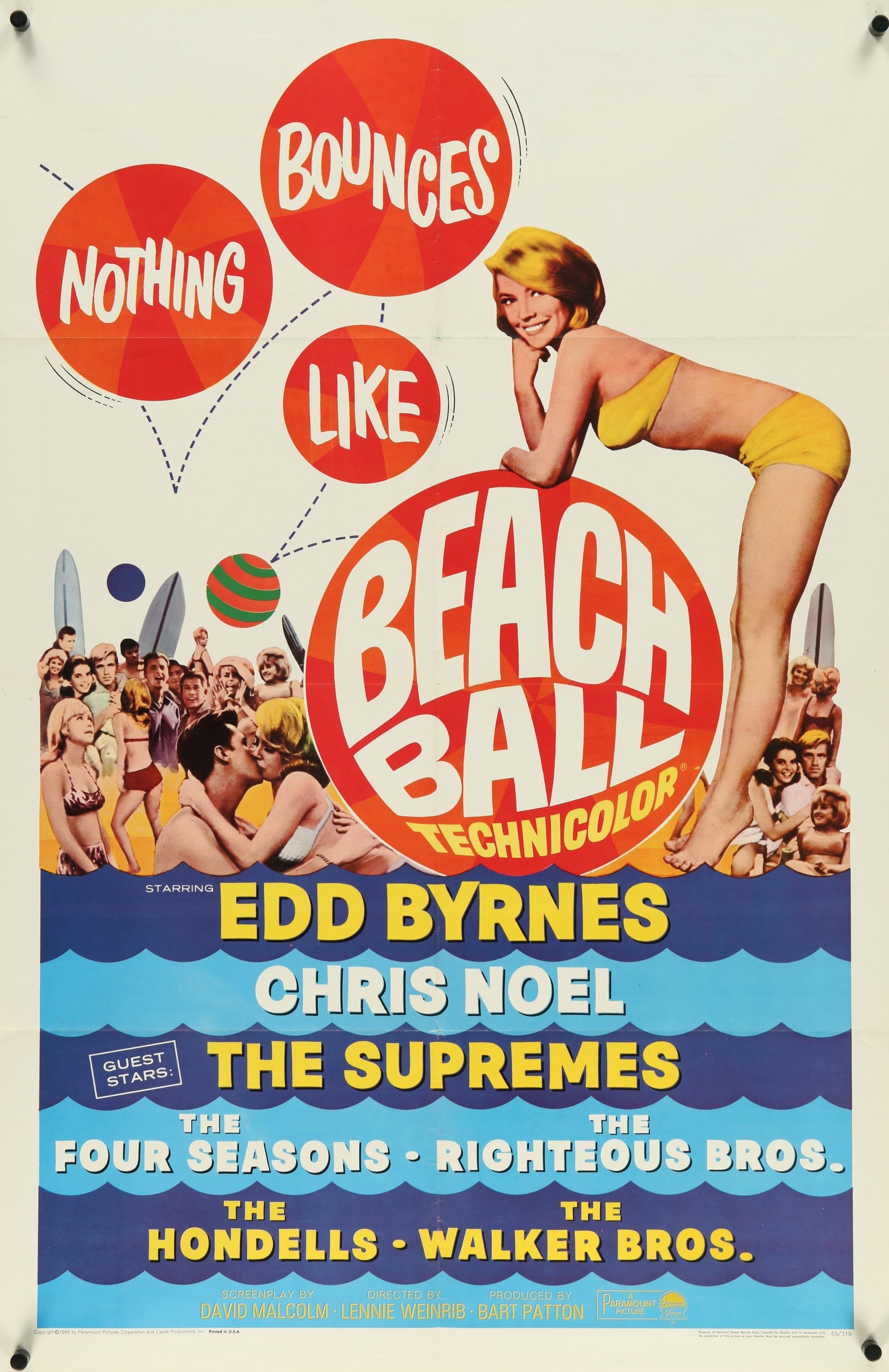 Beach Ball - Authentic Vintage Poster