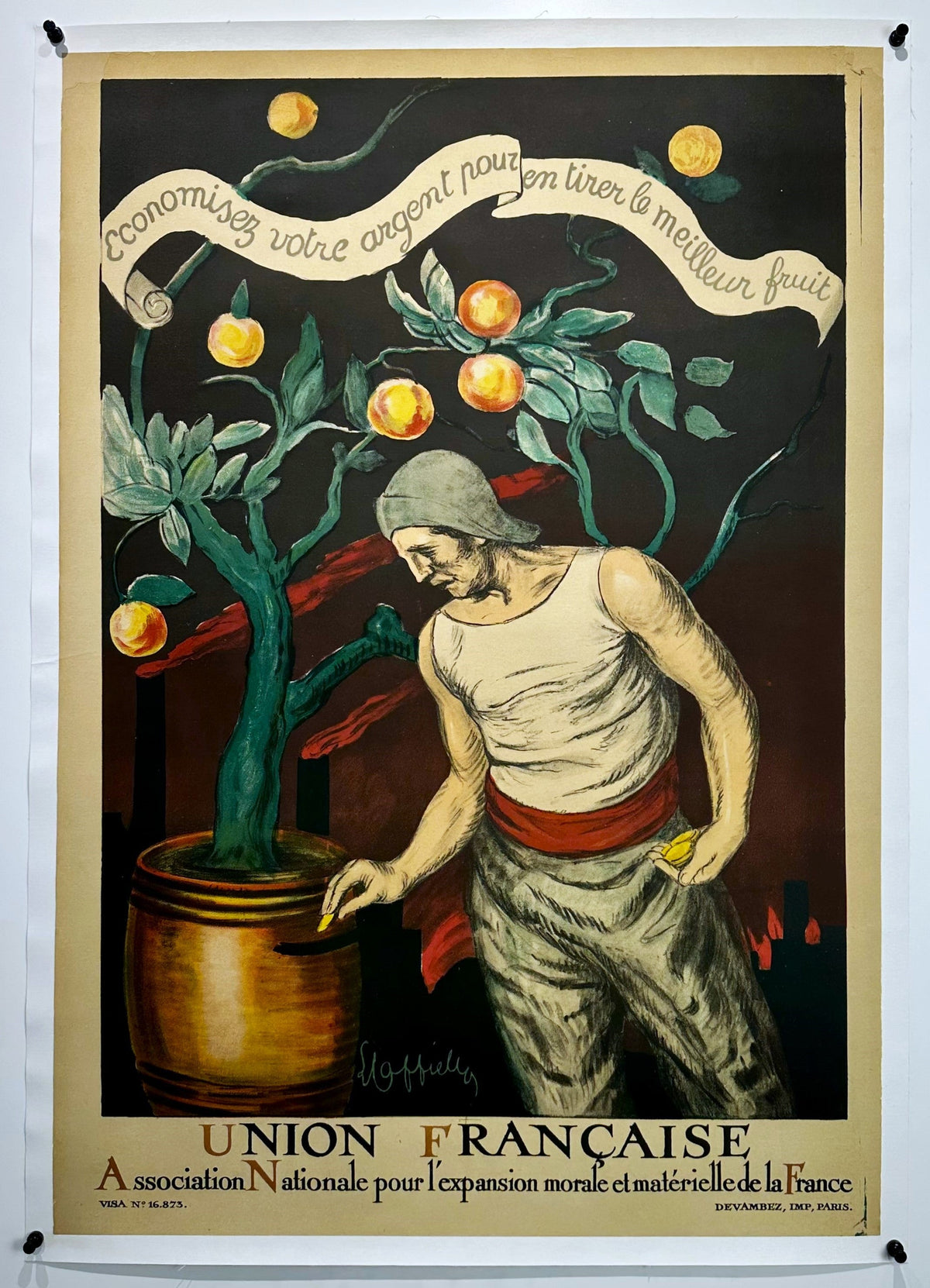 Union Française by Leonetto Cappiello - Authentic Vintage Poster