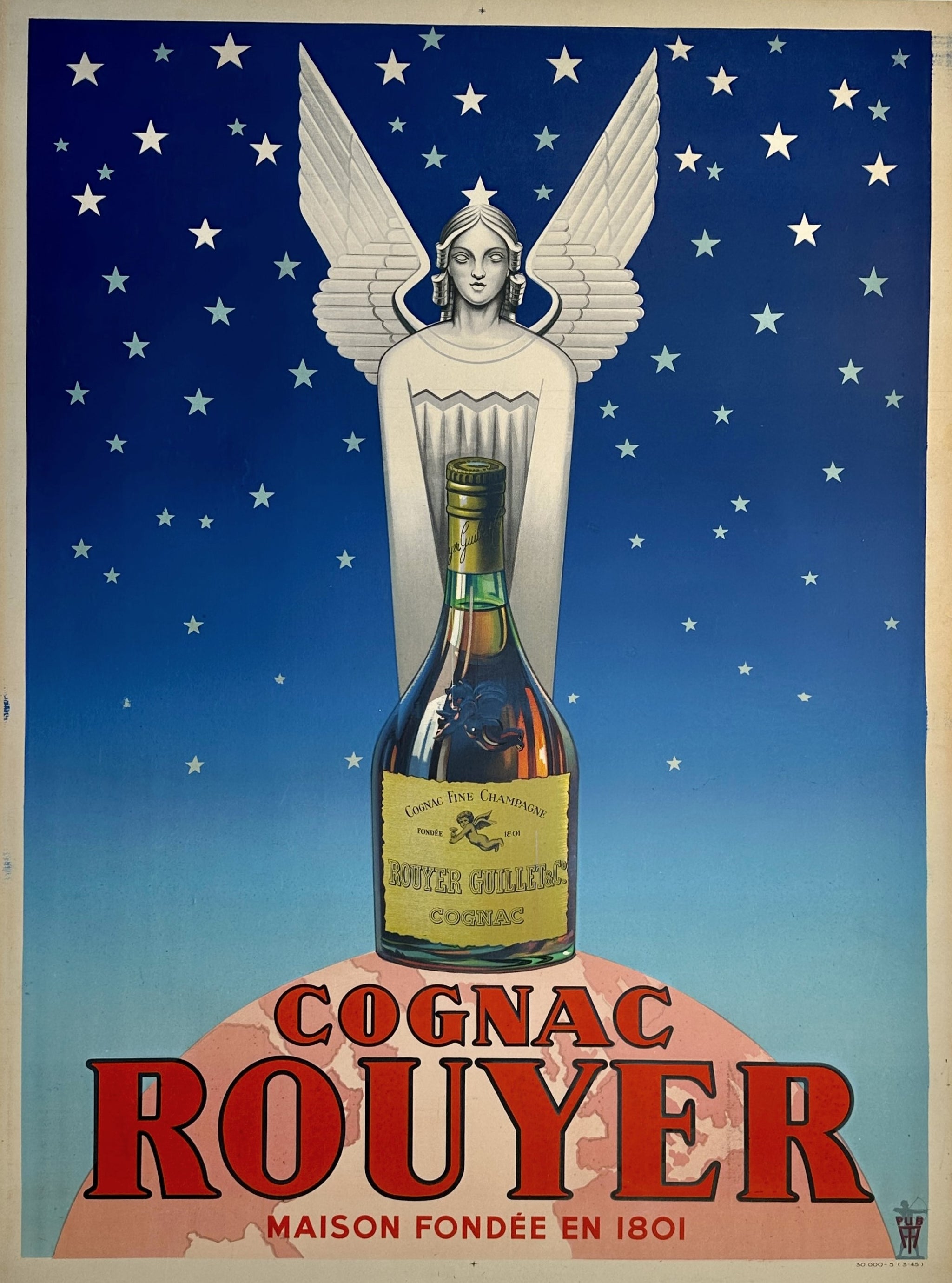 Cognac Rouyer, Original Vintage Poster - Authentic Vintage Posters