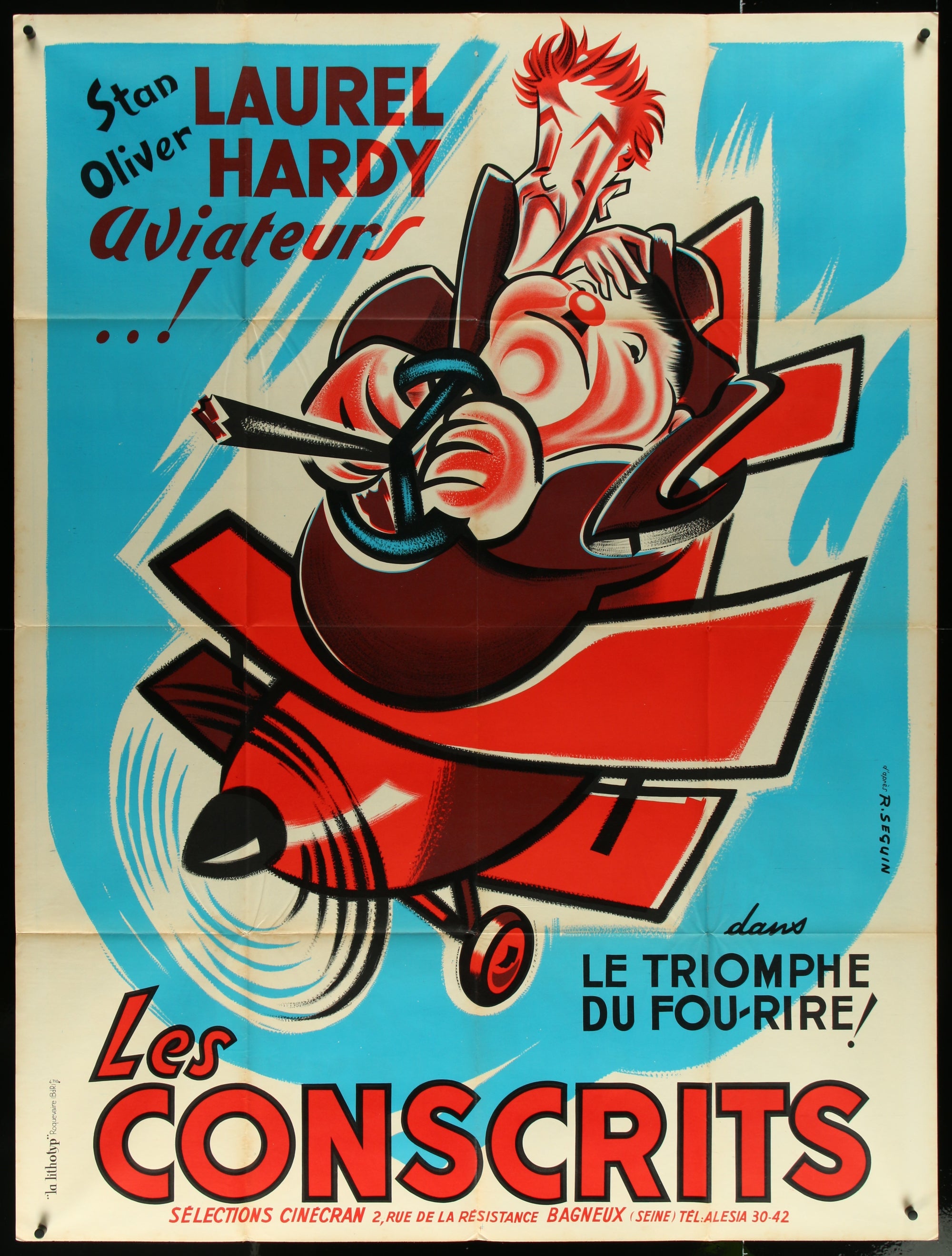 Flying Deuces - Authentic Vintage Poster