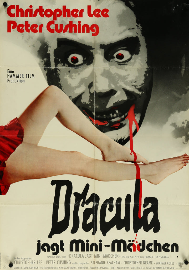 Dracula A.D.- German Release, Original Vintage Poster - Authentic
