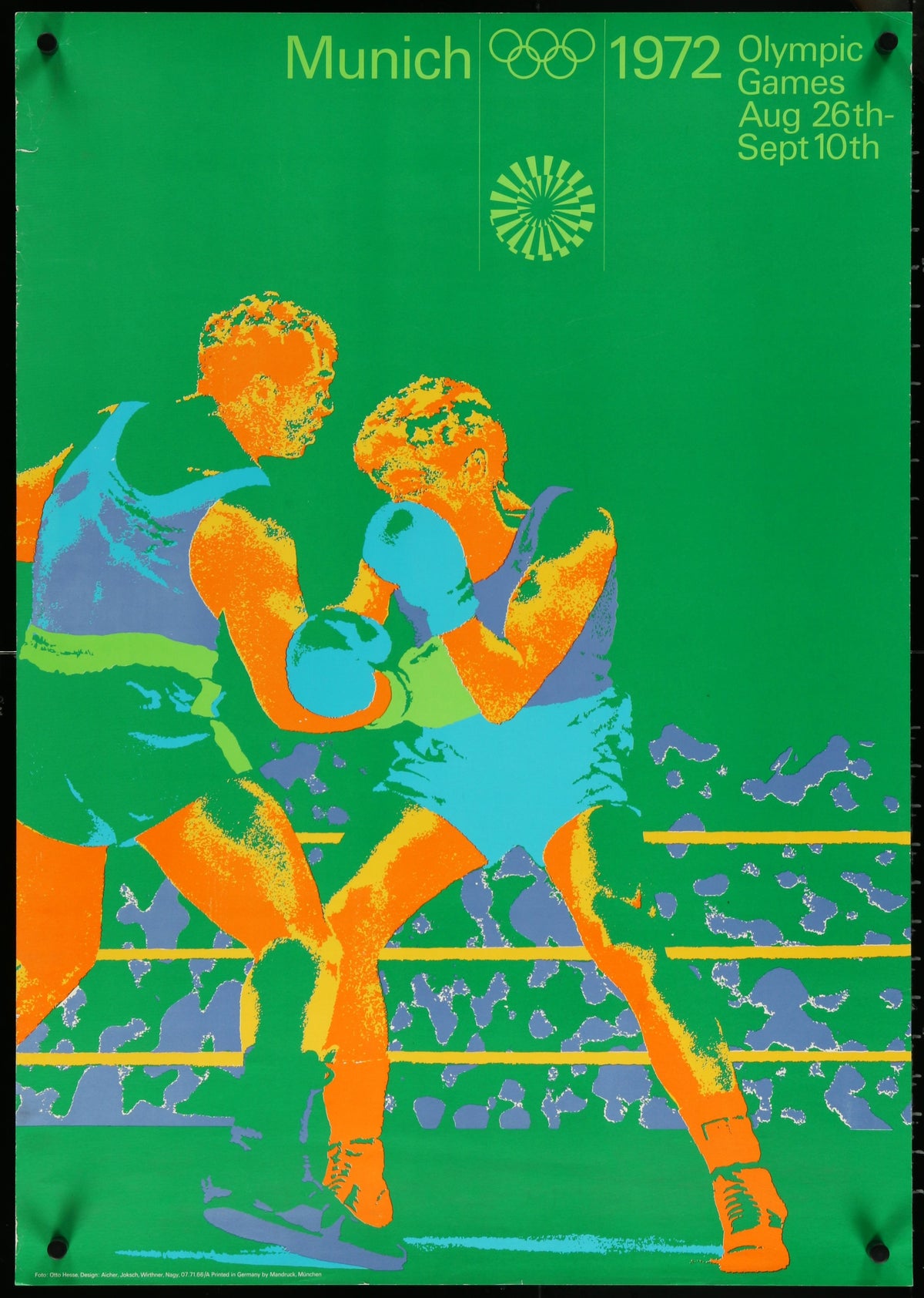 Munich Olympics - Authentic Vintage Poster