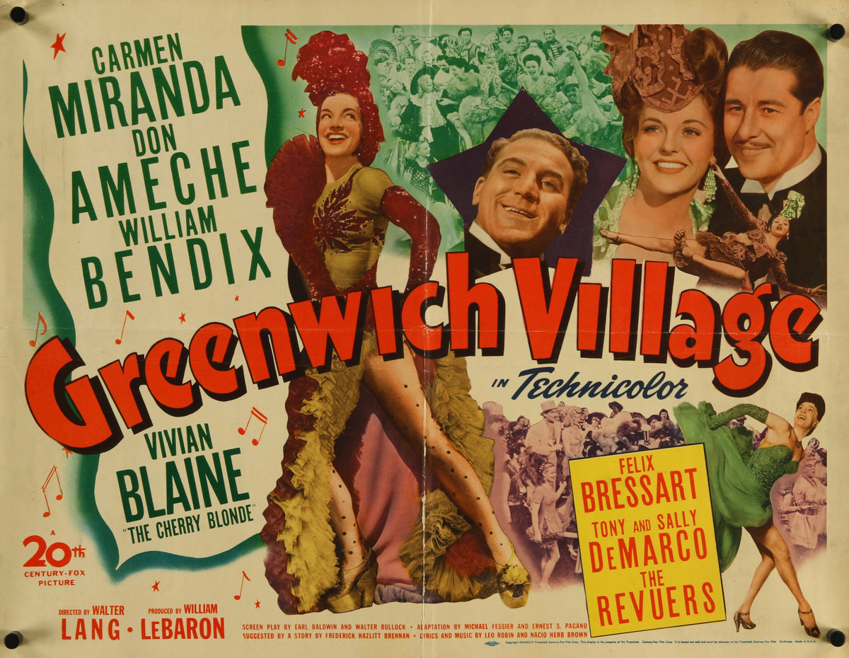 Greenwich Village - Authentic Vintage Poster
