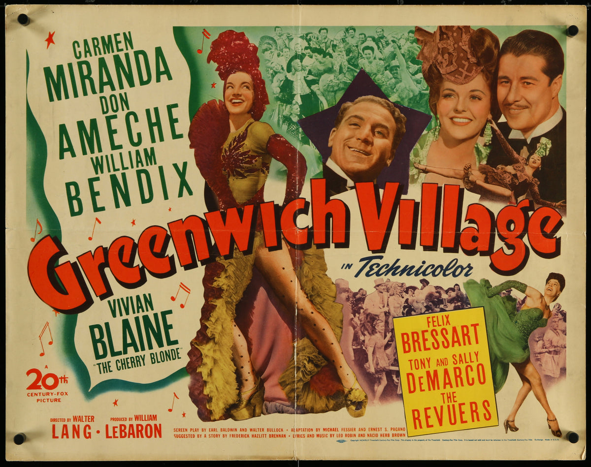 Greenwich Village - Authentic Vintage Poster