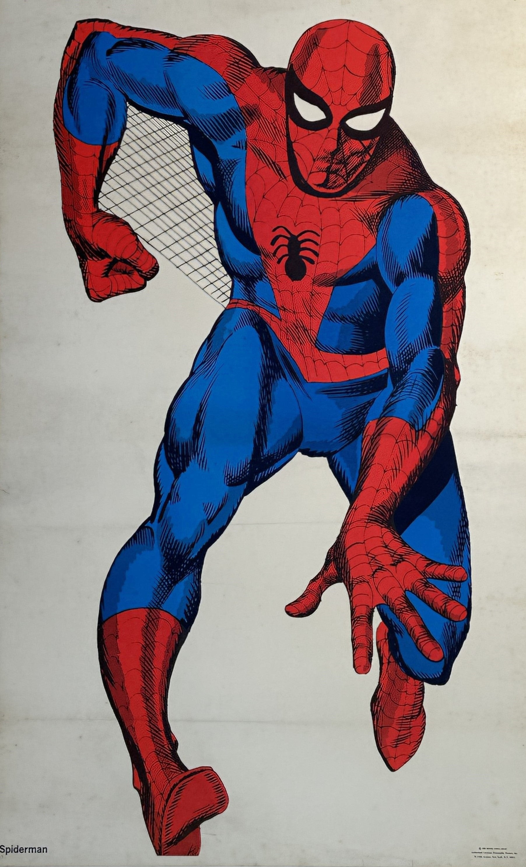 Spiderman, Marvel Comics - Authentic Vintage Poster
