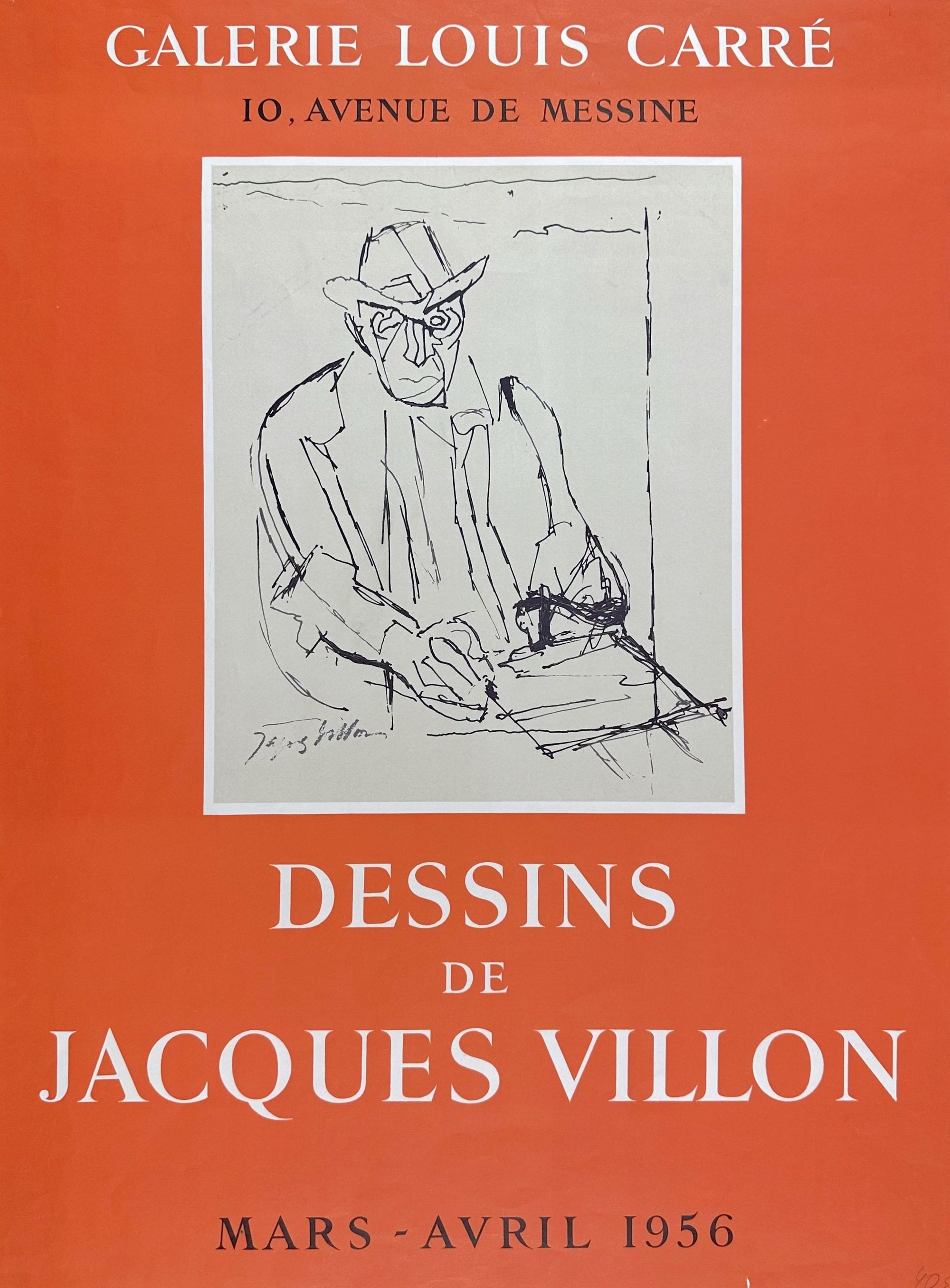 Dessins de Jacques Villon - Authentic Vintage Poster