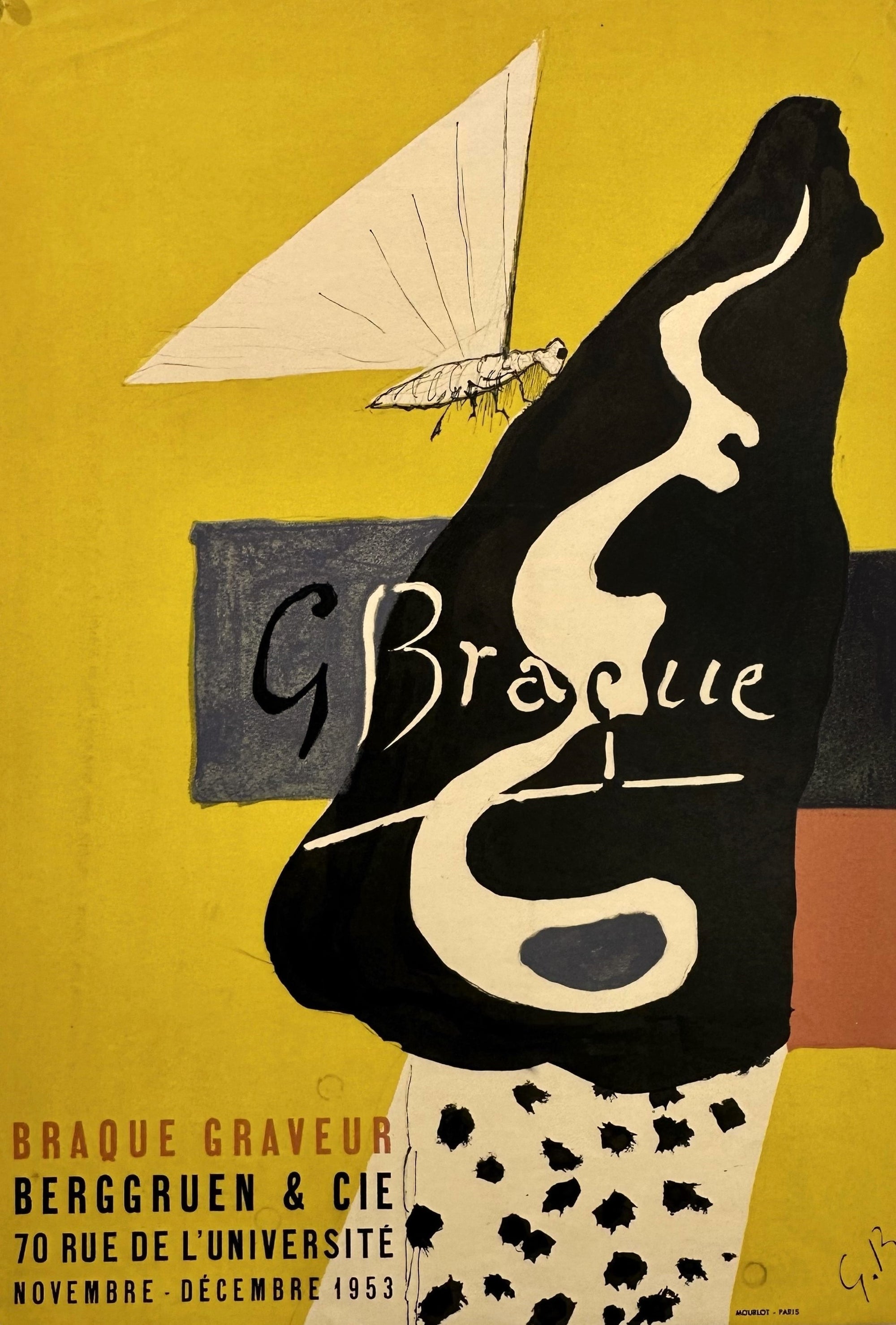 Georges Braque- Berggruen & Cie - Authentic Vintage Poster