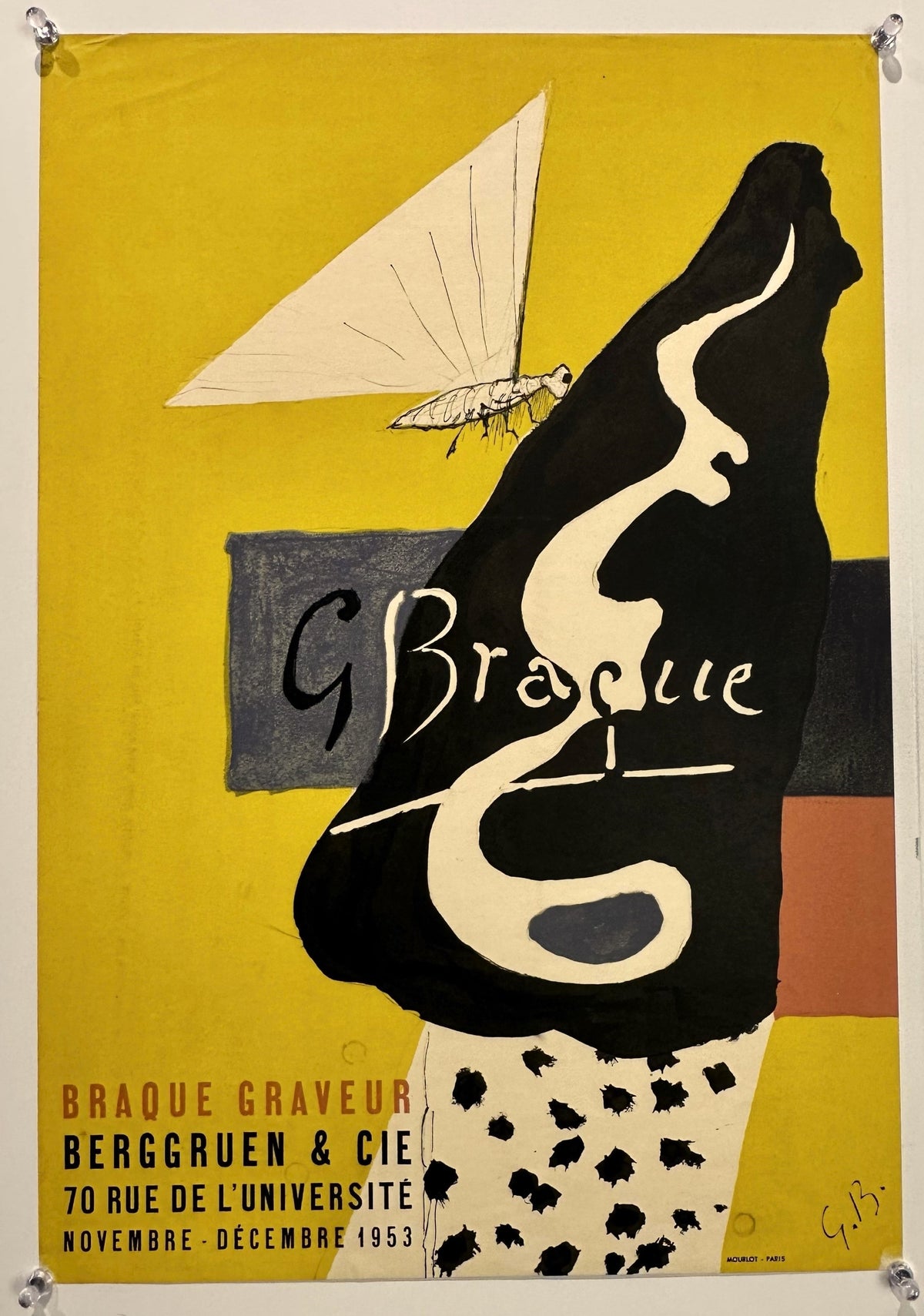 Georges Braque- Berggruen &amp; Cie - Authentic Vintage Poster