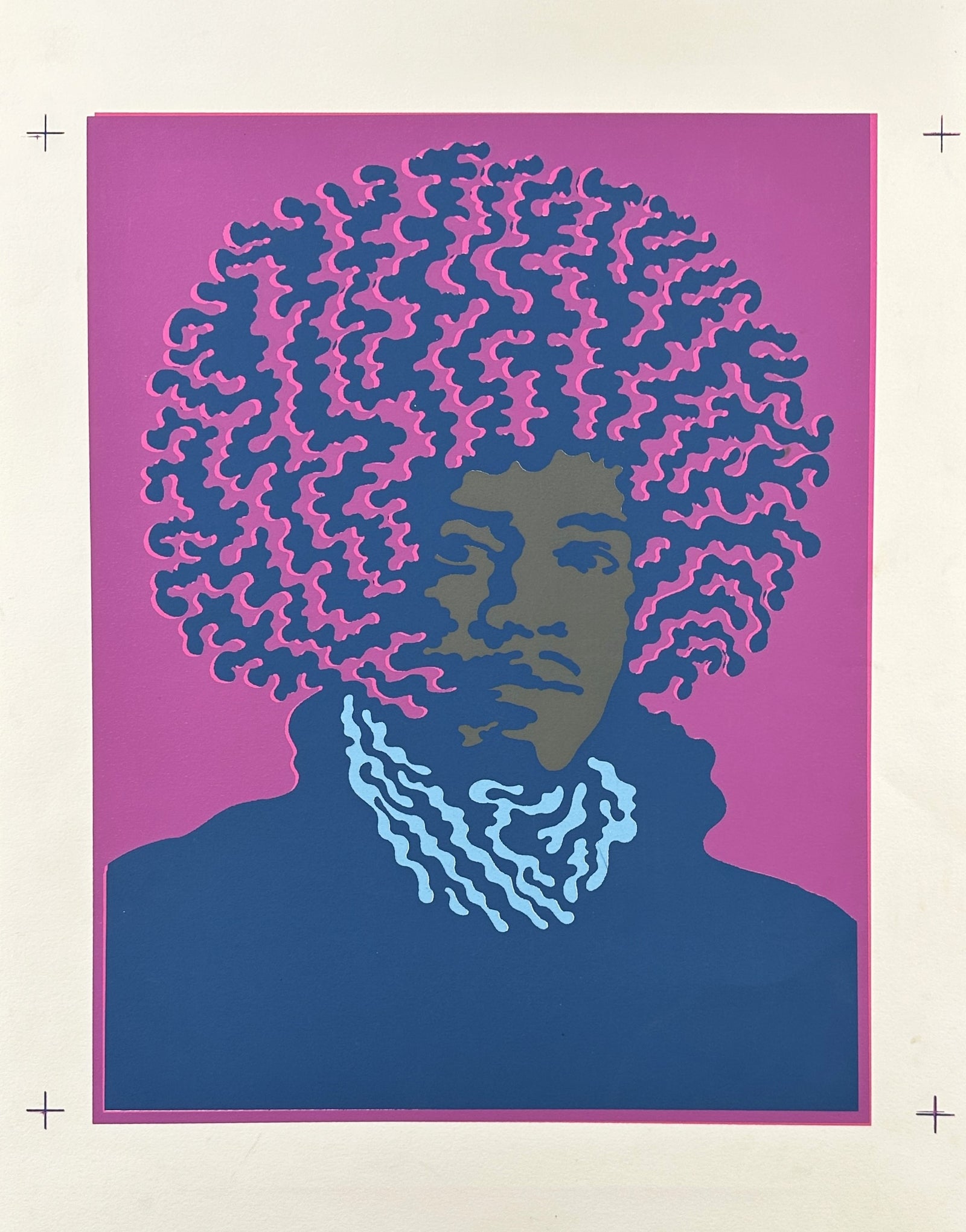 Pinnacle Hendrix by John Van Hamersveld - Authentic Vintage Poster