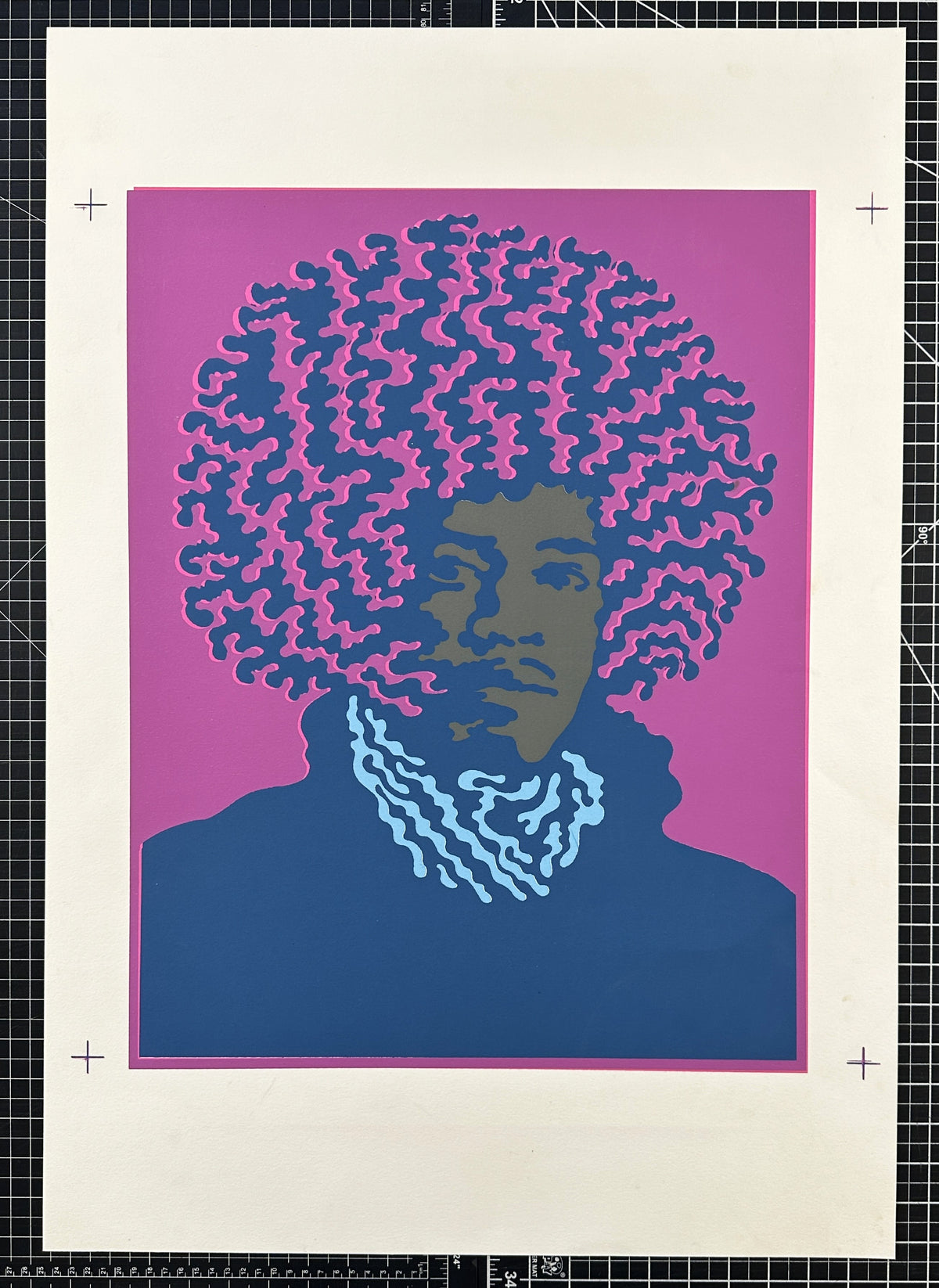 Pinnacle Hendrix by John Van Hamersveld - Authentic Vintage Poster