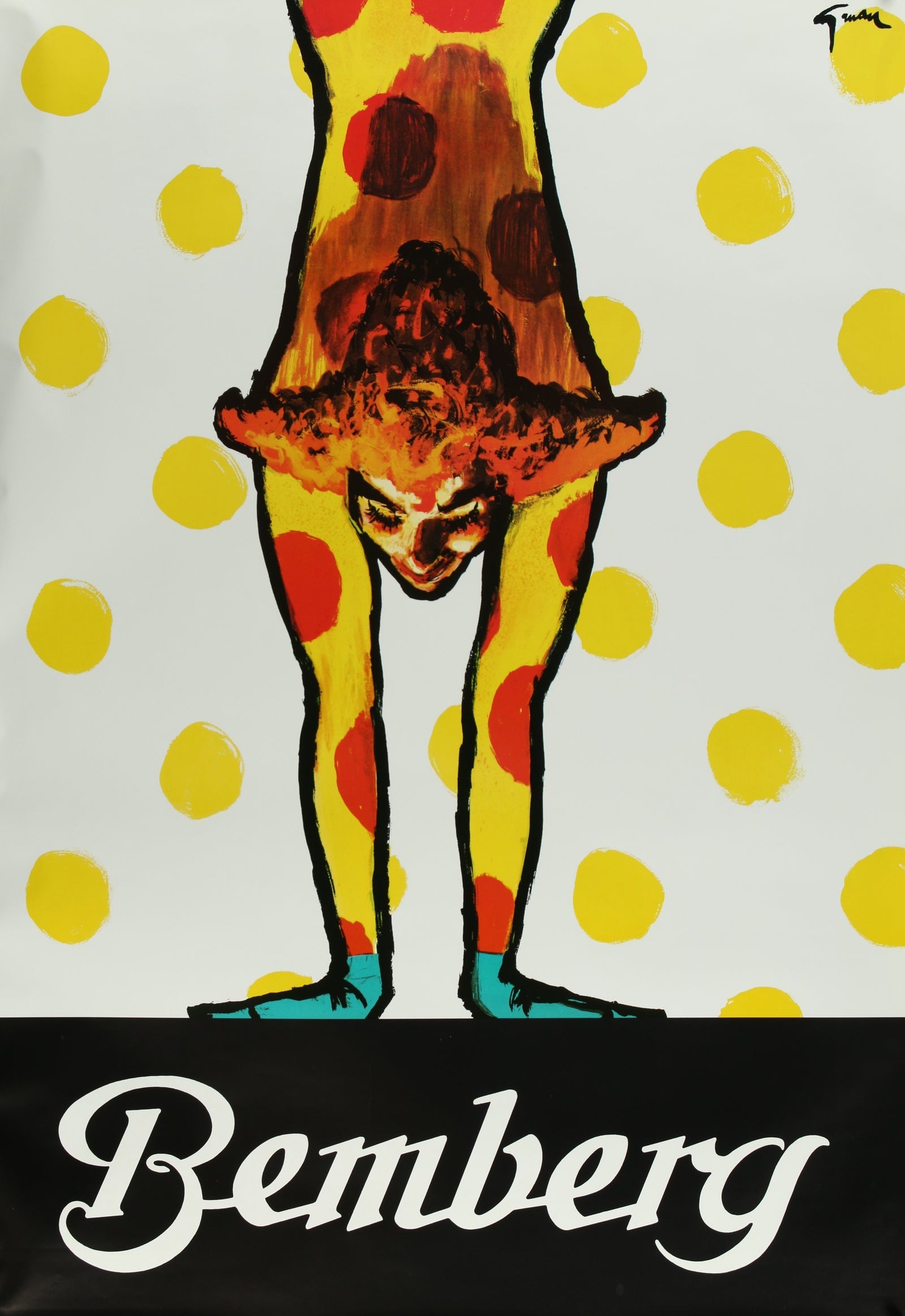 Bemberg by Rene Gruau - Authentic Vintage Poster