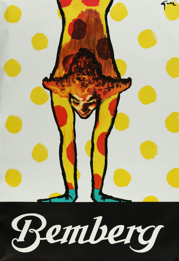 Bemberg by Rene Gruau - Authentic Vintage Poster