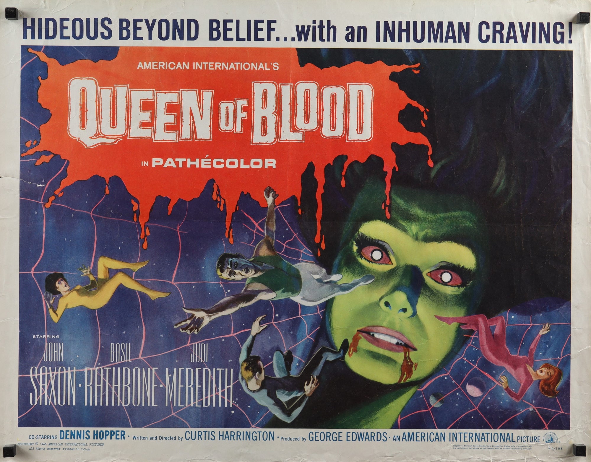 Queen of Blood - Authentic Vintage Poster