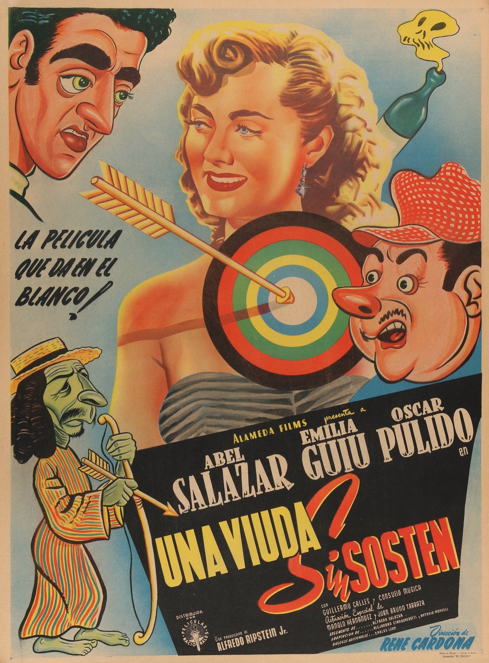 Una Viuda sin Sosten - Authentic Vintage Poster
