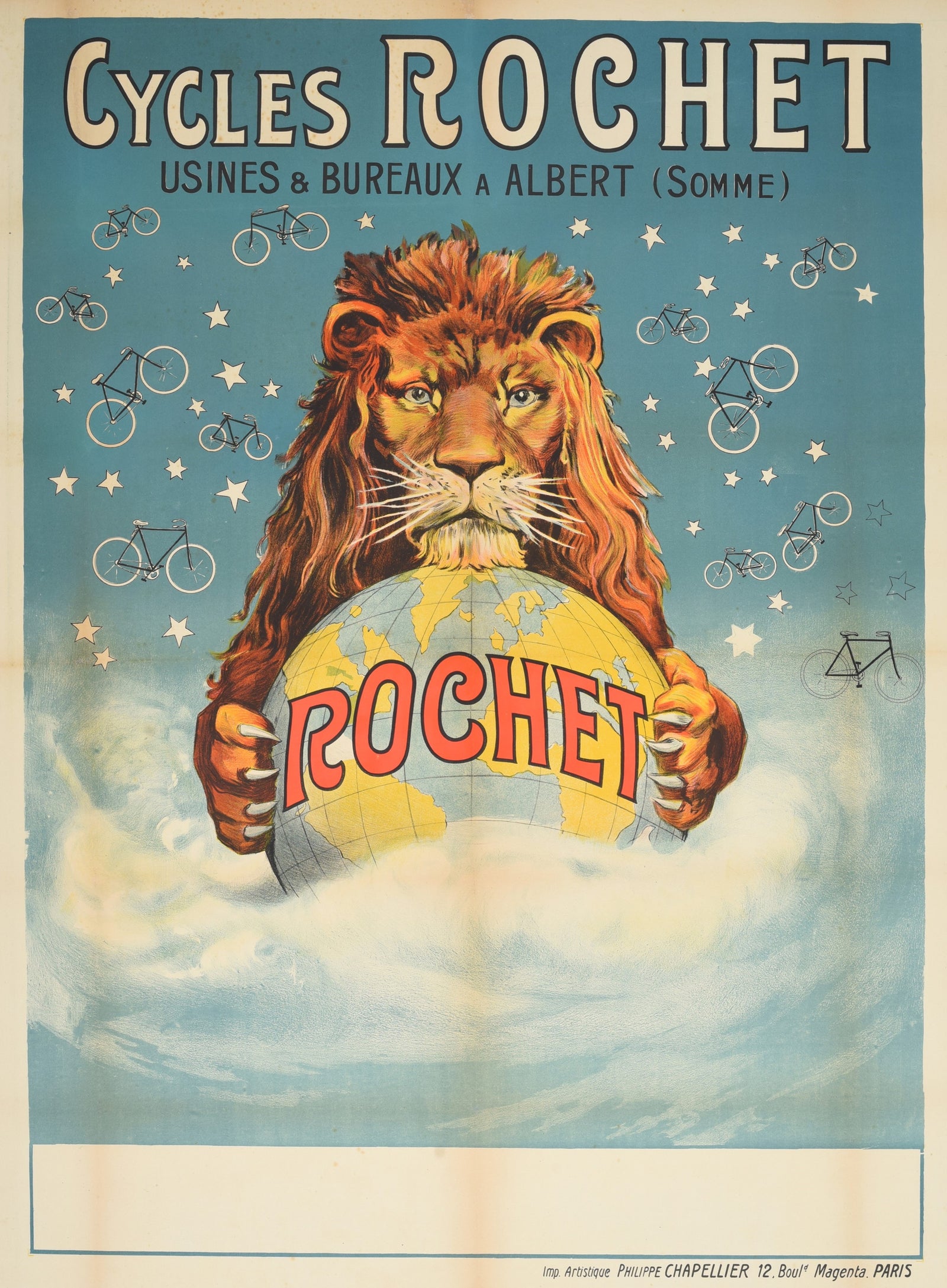 Cycles Rochet - Authentic Vintage Poster