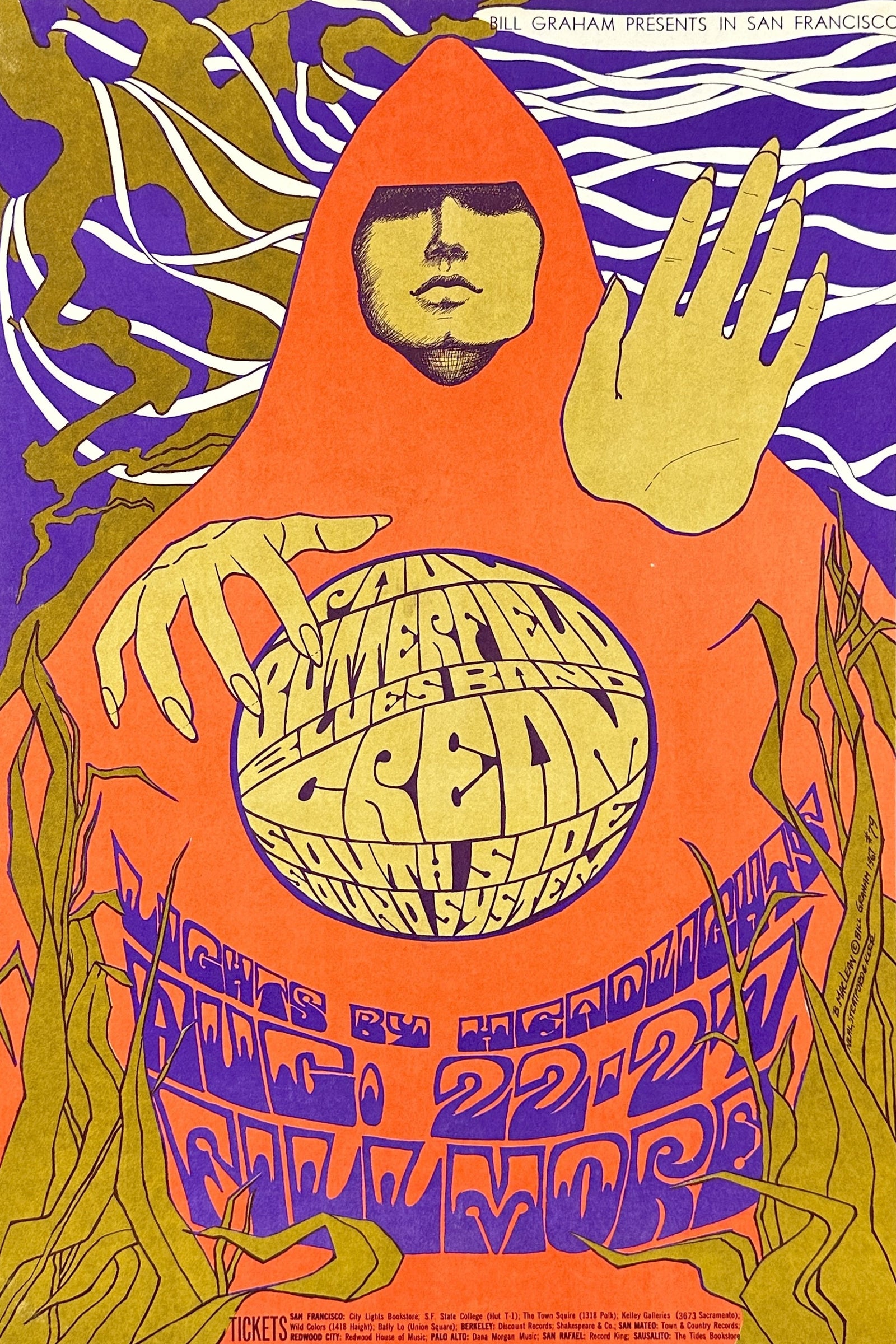 Cream- BG-79 - Authentic Vintage Poster