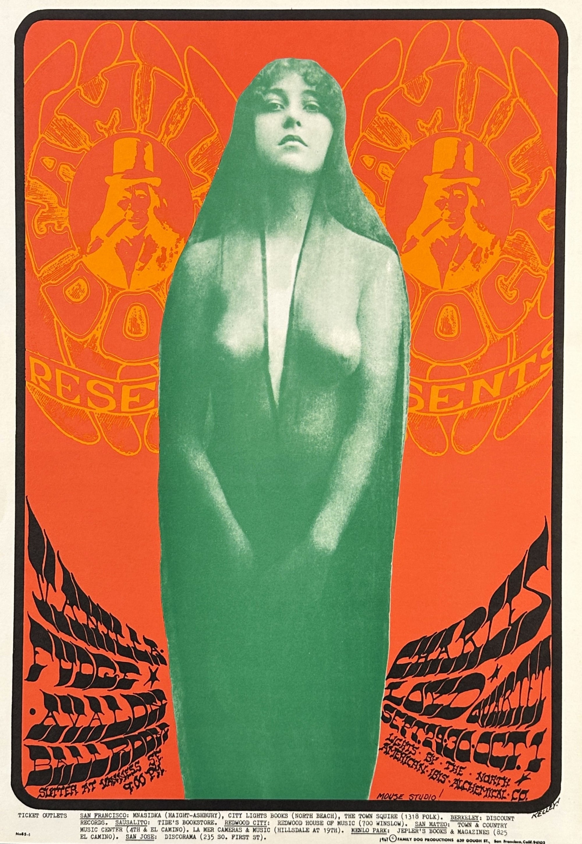 Vanilla Fudge, Family Dog- FD-85 - Authentic Vintage Poster