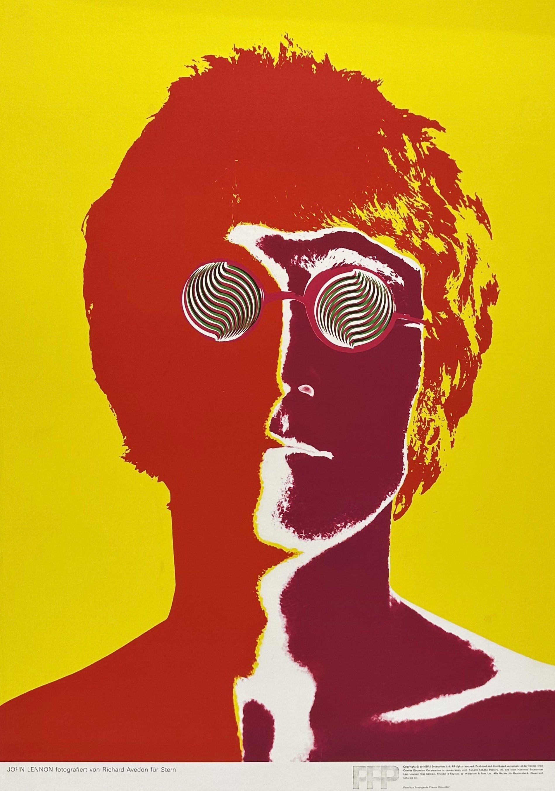 John Lennon- Richard Avedon Series - Authentic Vintage Poster