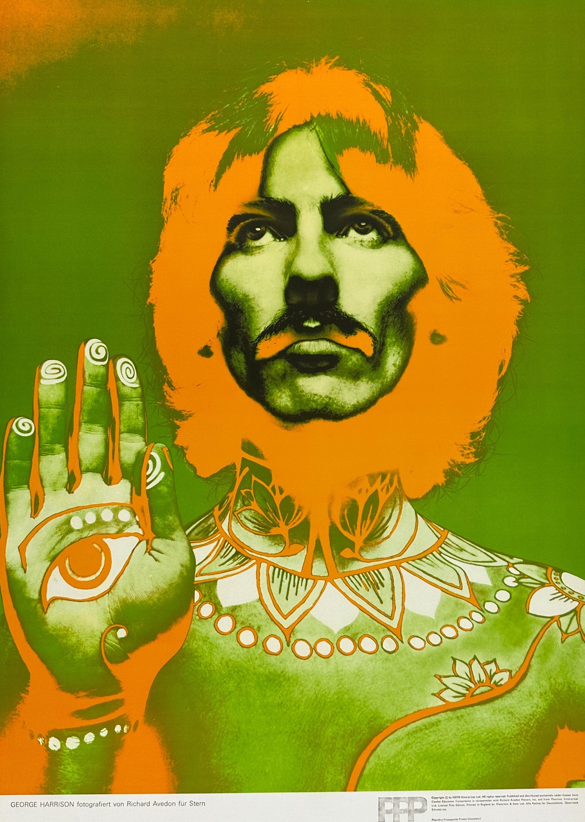 George Harrison- Richard Avedon Series - Authentic Vintage Poster