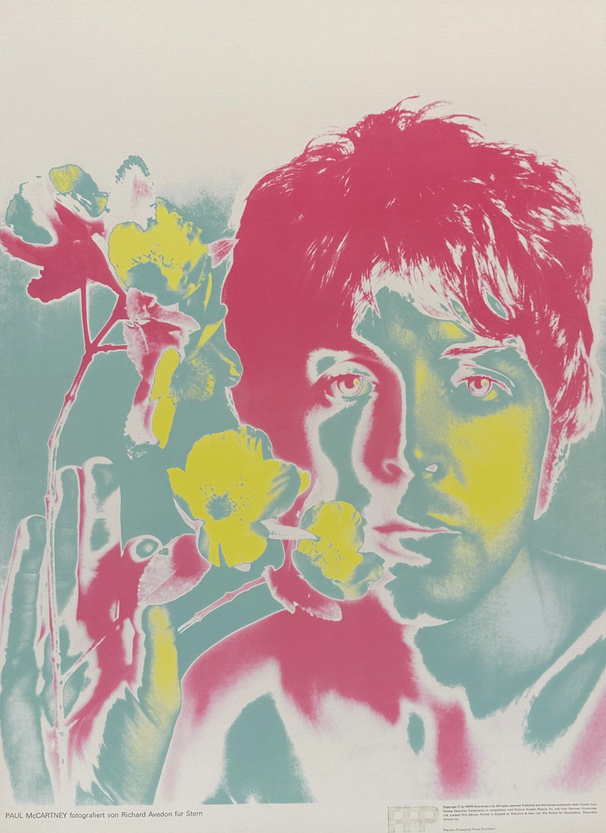 Paul McCartney- Richard Avedon Series - Authentic Vintage Poster