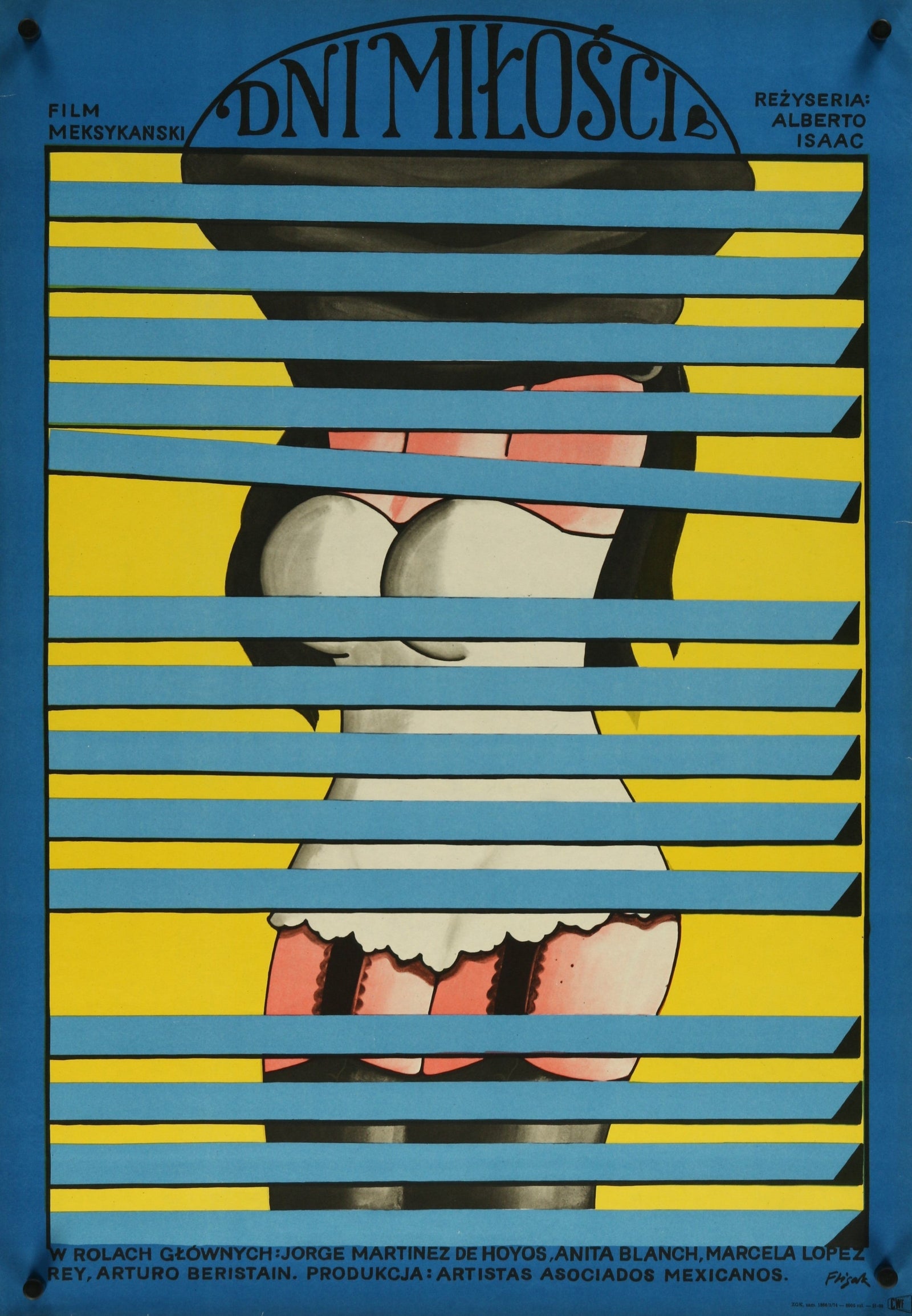 Los Dias del Amor- Polish Release - Authentic Vintage Poster