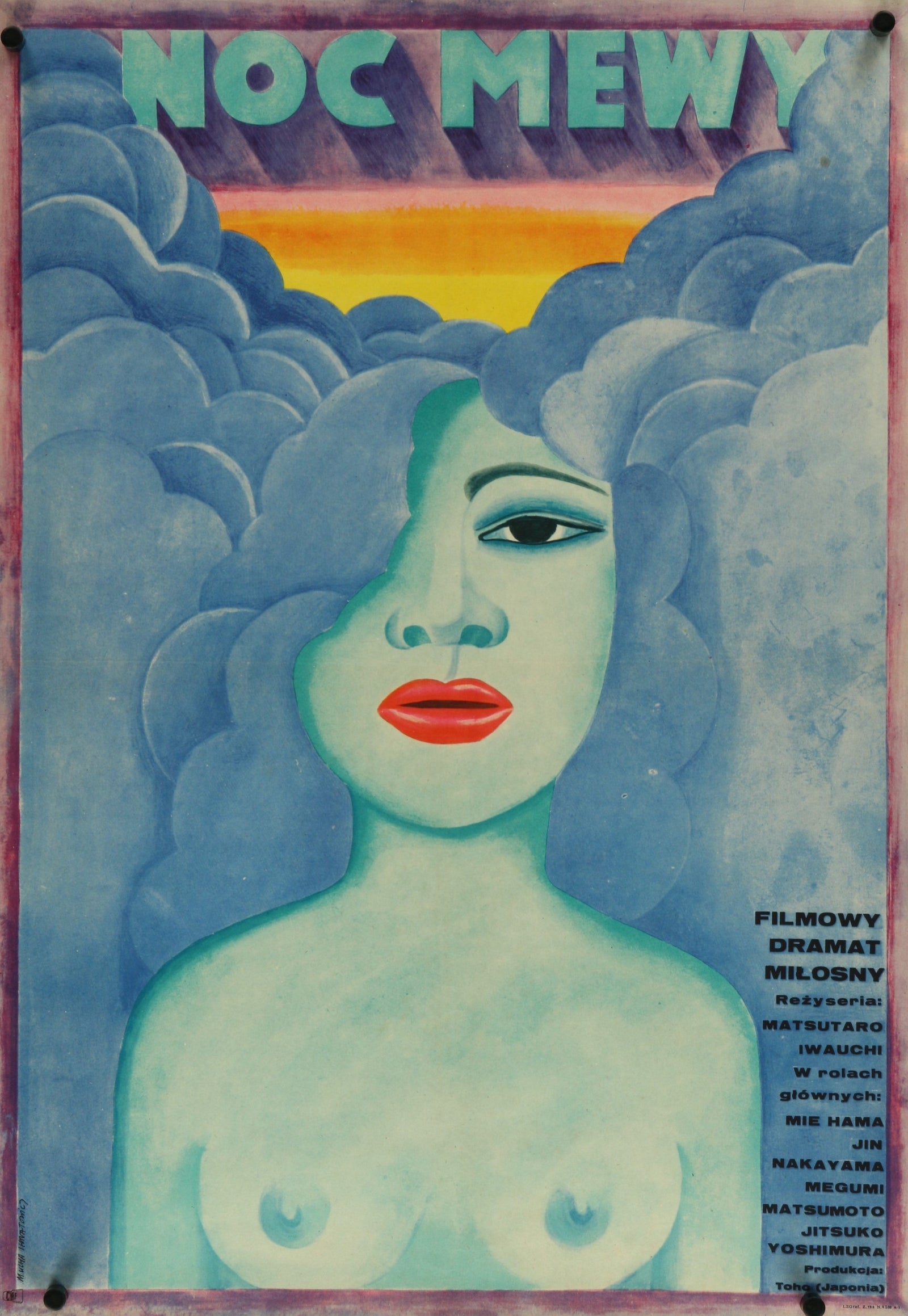 Night of the Seagull- Polish Release - Authentic Vintage Poster