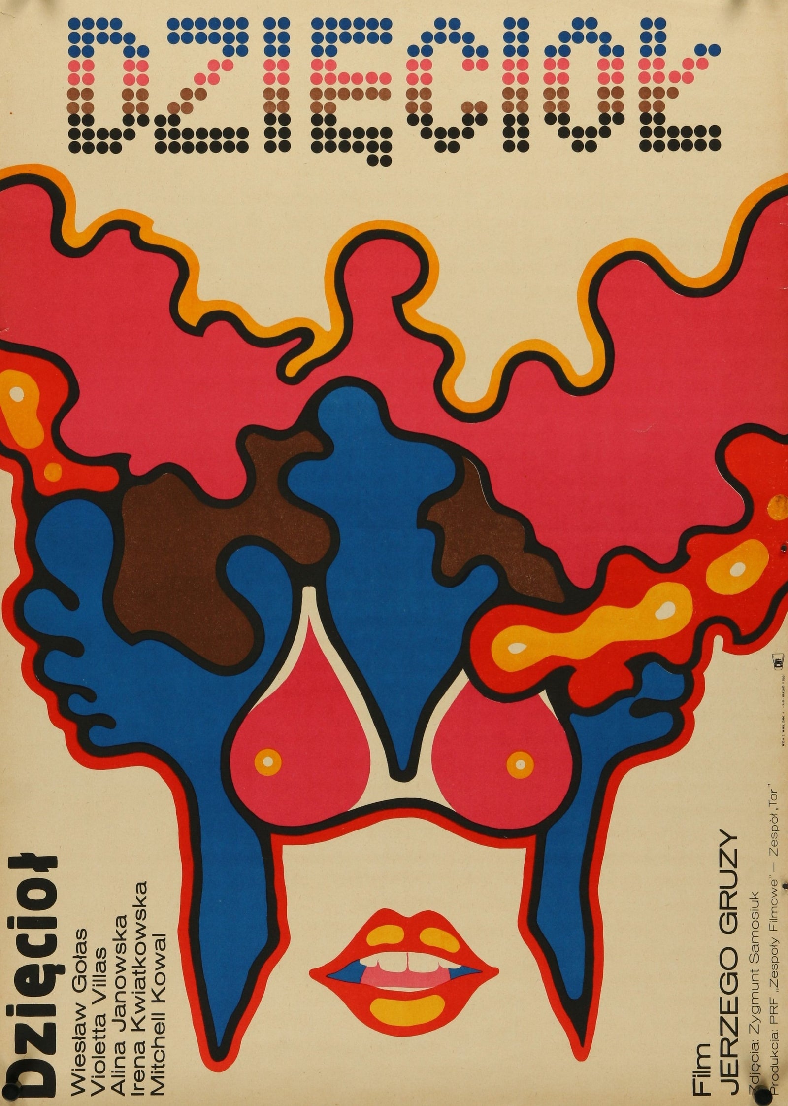 The Woodpecker- Polish Release - Authentic Vintage Poster