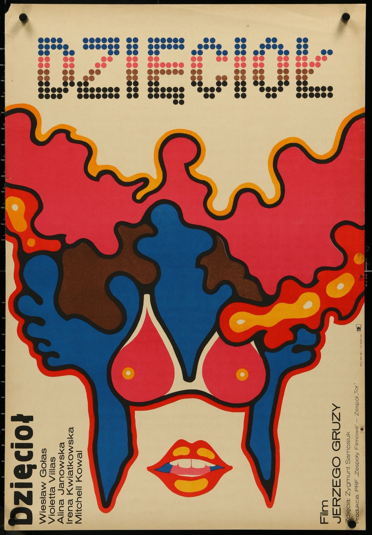 The Woodpecker- Polish Release - Authentic Vintage Poster