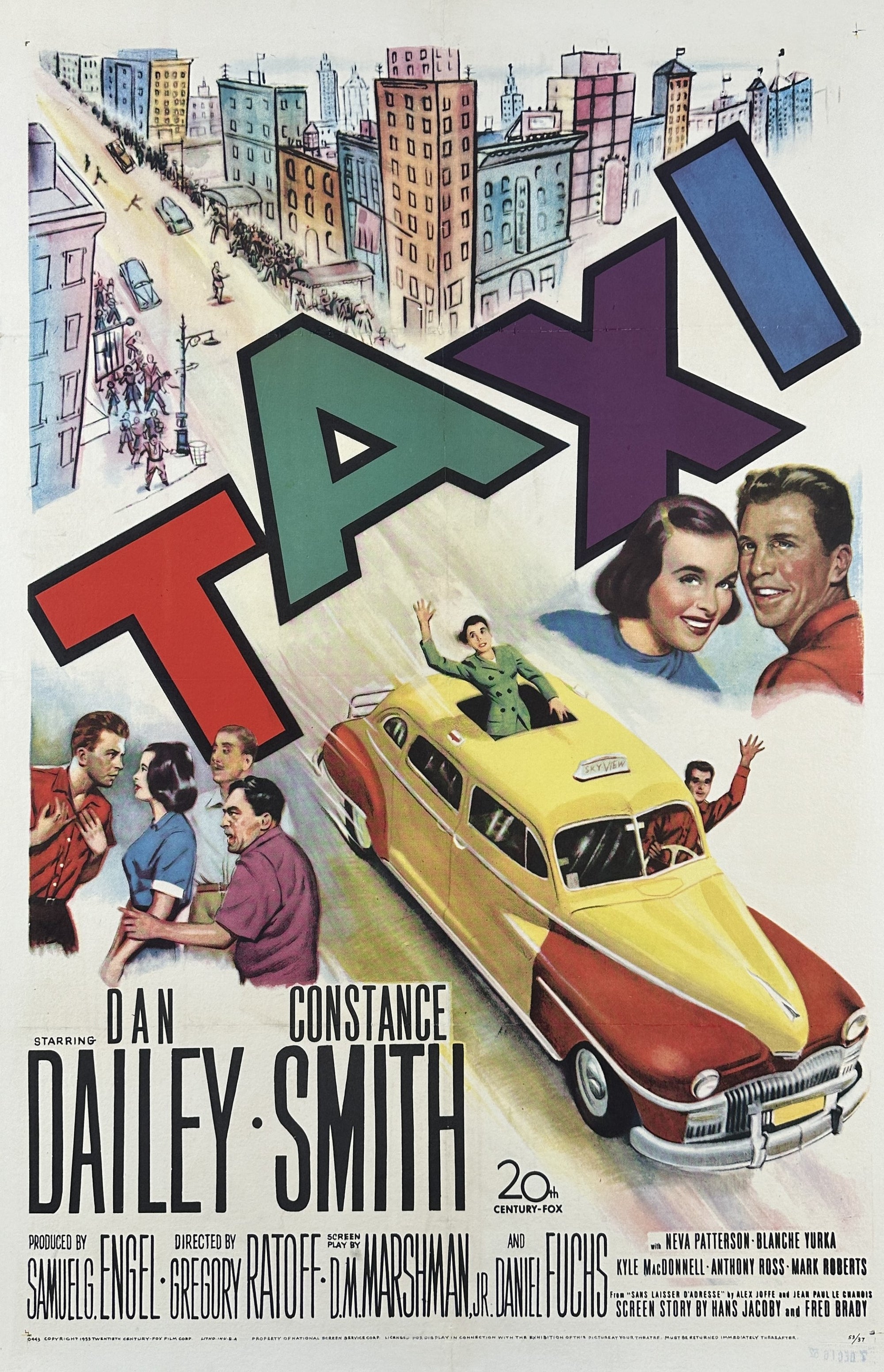 Taxi - Authentic Vintage Poster