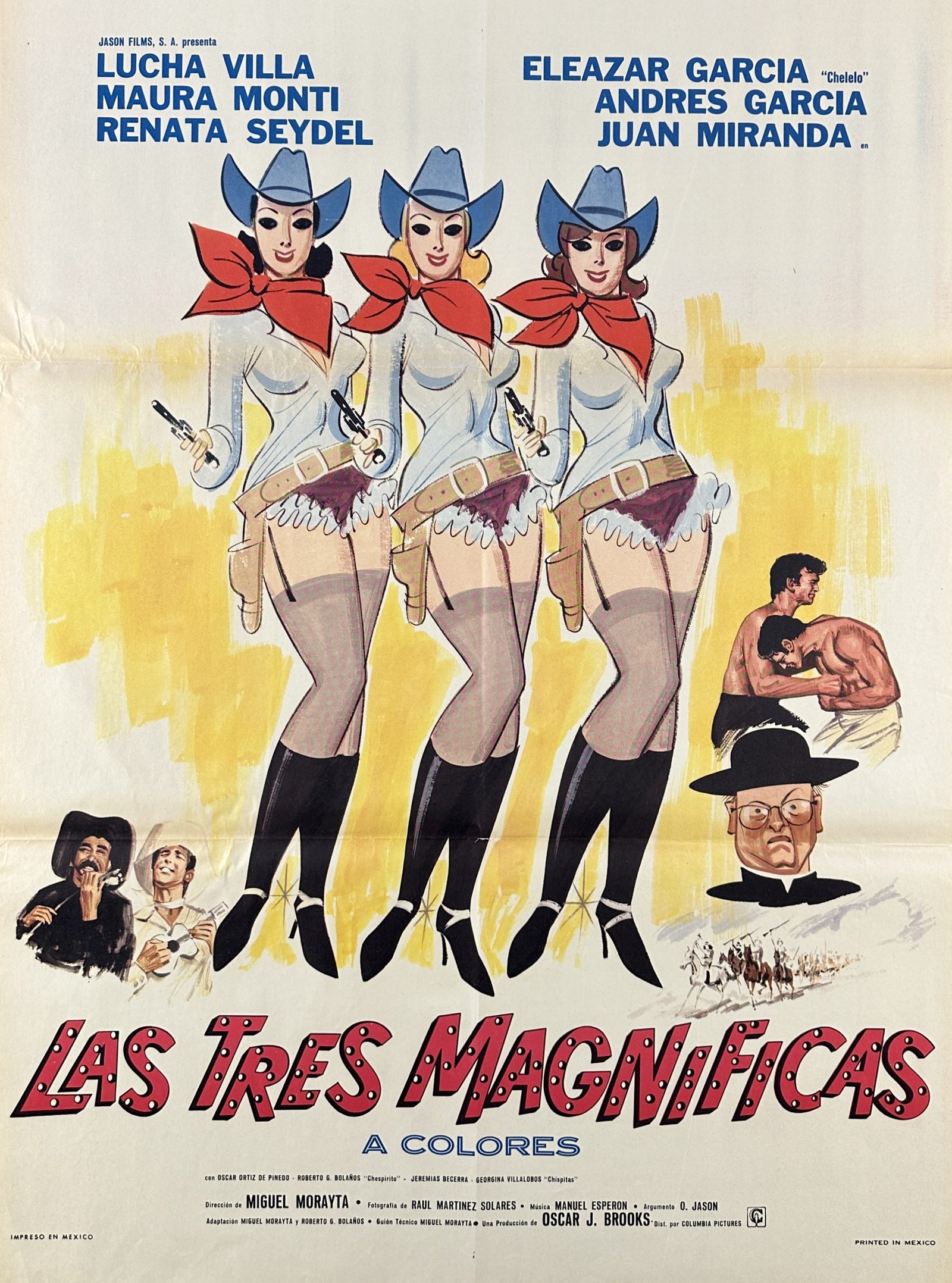 Las Tres Magnificas - Authentic Vintage Poster