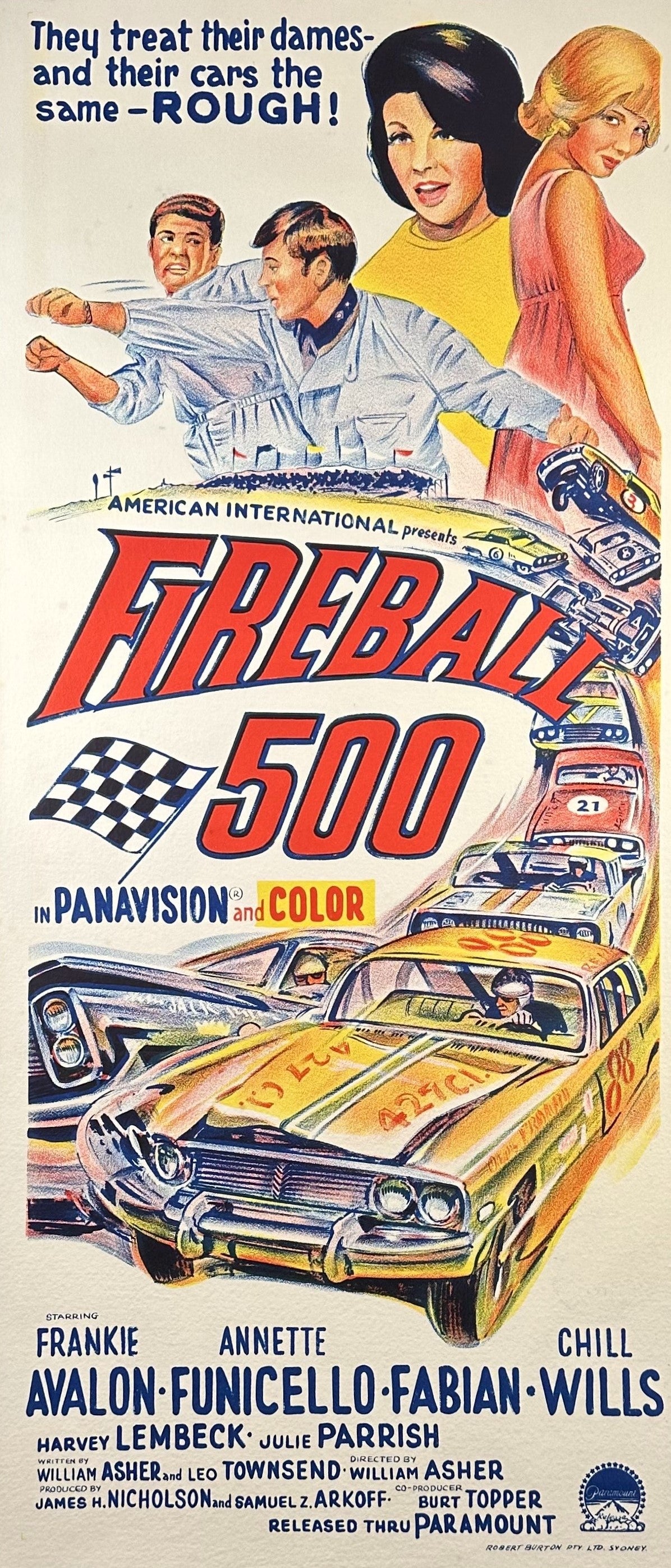 Fireball 500 - Authentic Vintage Poster