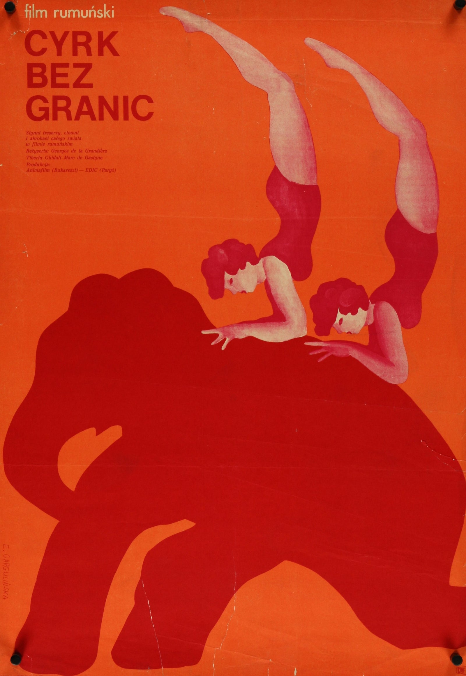 Circus Without Borders- Polish Release - Authentic Vintage Poster