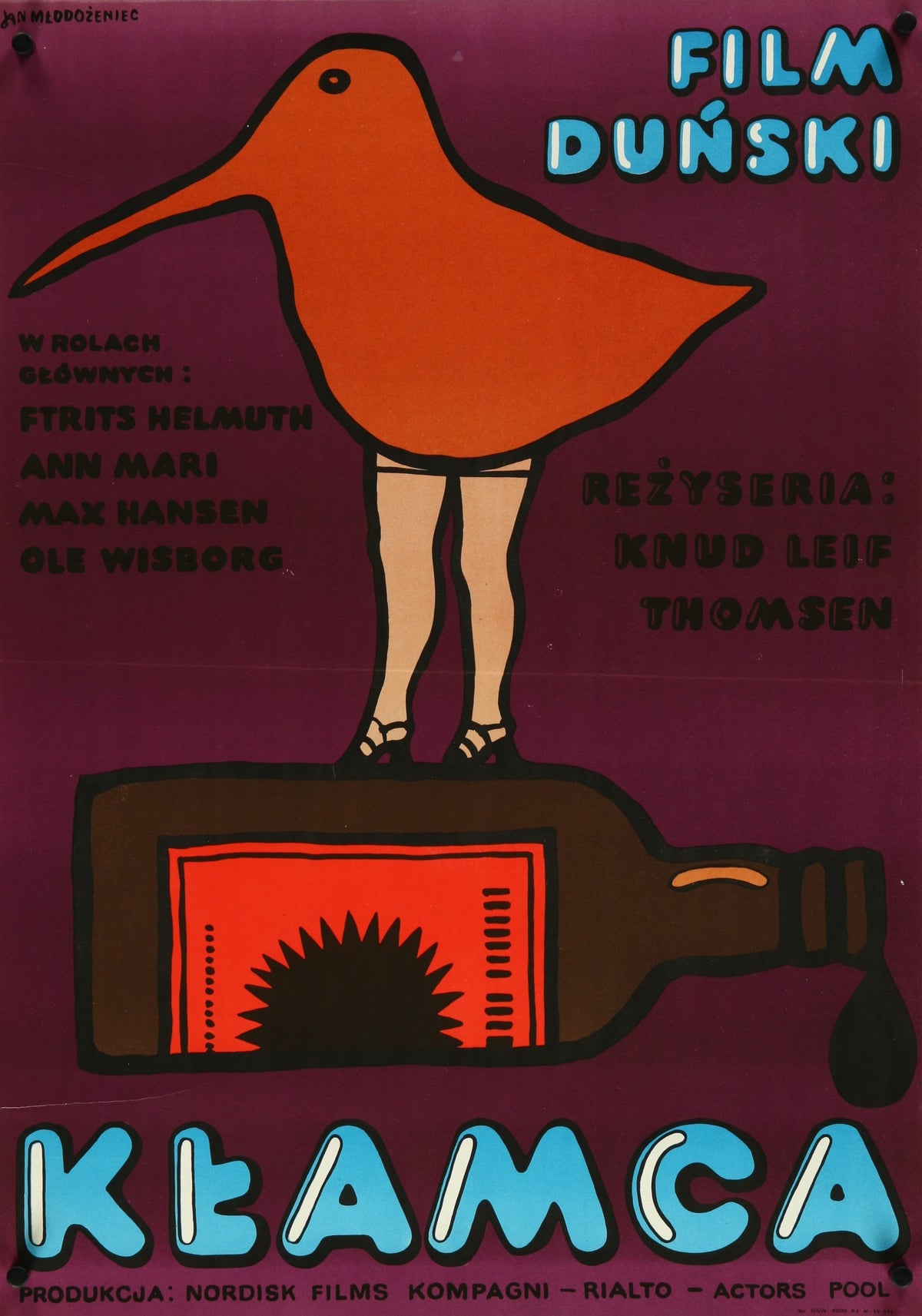The Liar- Polish Release - Authentic Vintage Poster