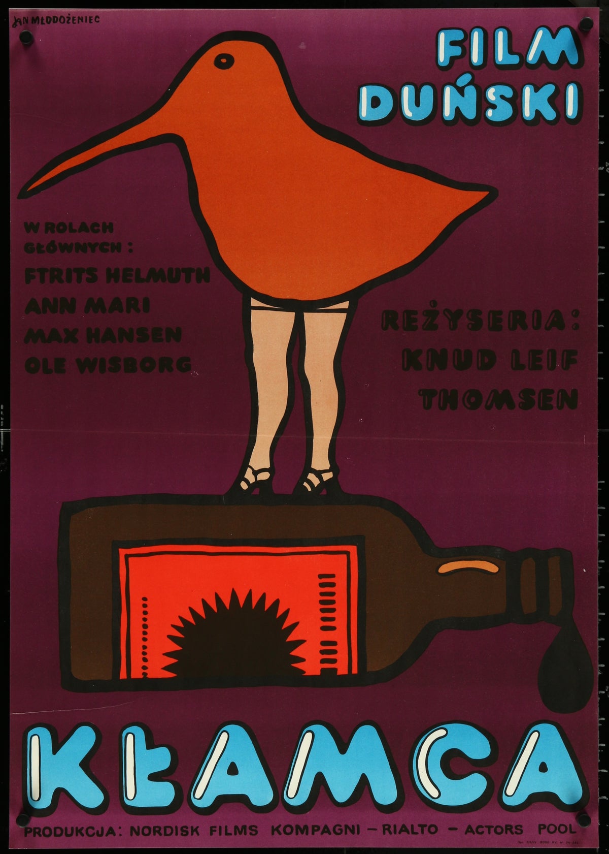 The Liar- Polish Release - Authentic Vintage Poster