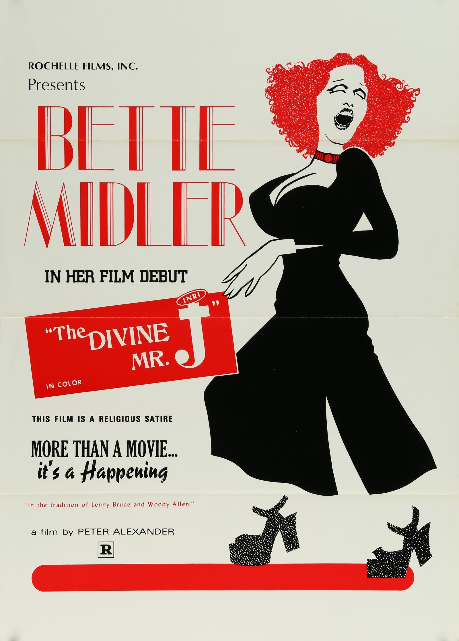 The Divine Mr. J, Bette Midler - Authentic Vintage Poster