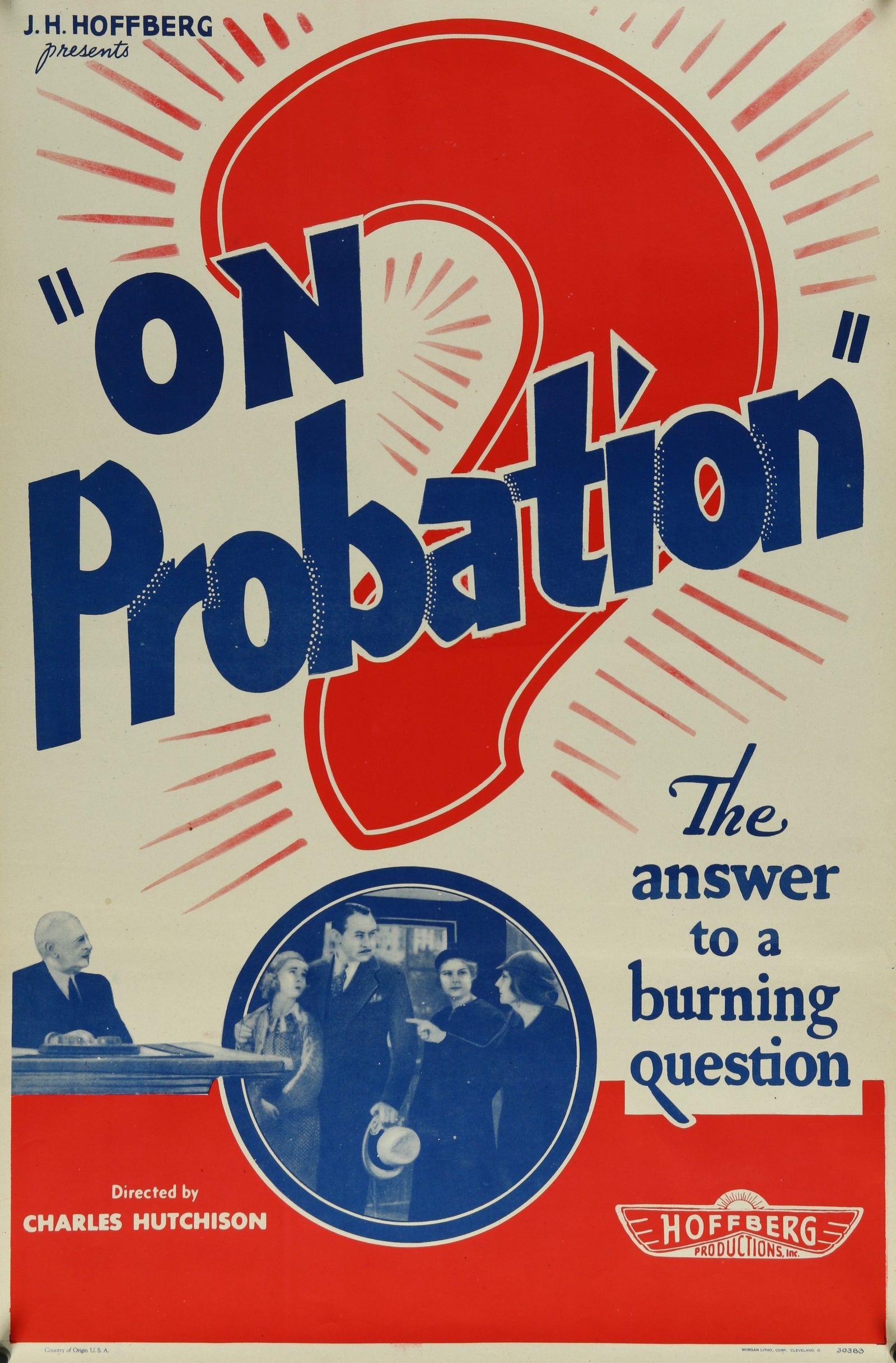 On Probation - Authentic Vintage Poster