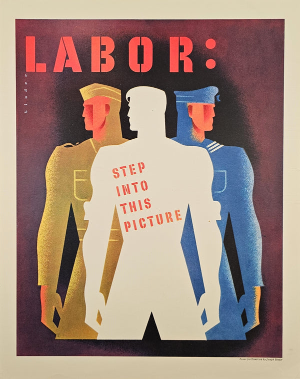 Labor: Step Into This Picture - Authentic Vintage Antique Print