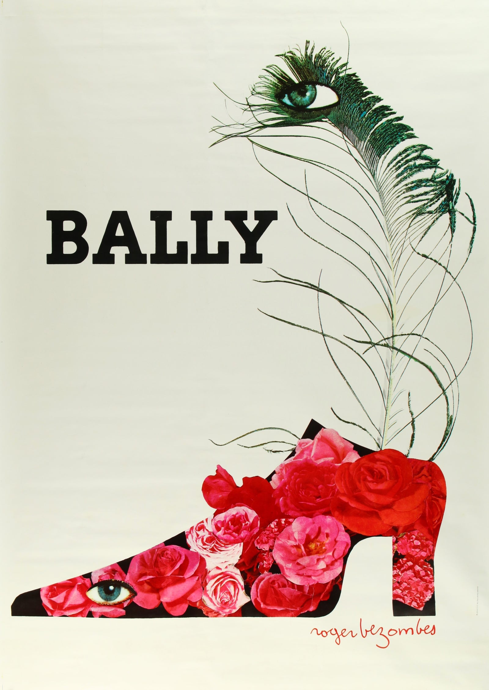 Bally Shoes by Roger Bezombes - Authentic Vintage Poster