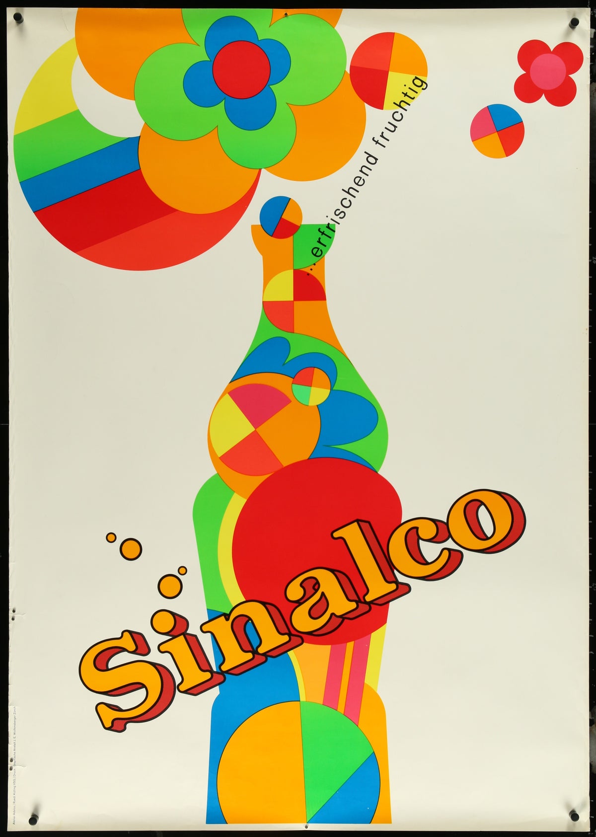 Sinalco- German Soft Drink - Authentic Vintage Poster